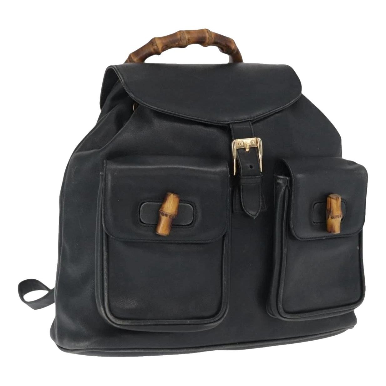 Leather backpack