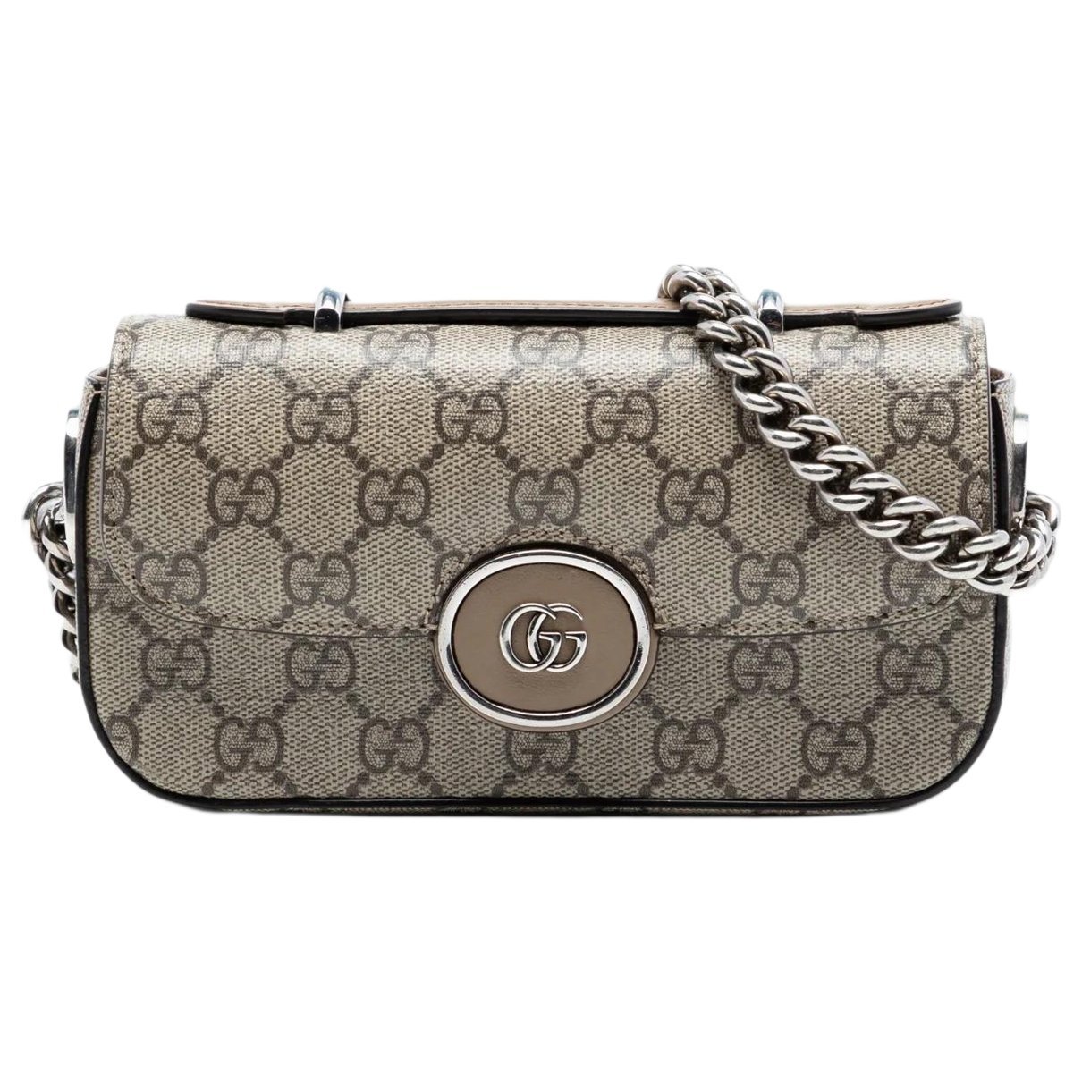 Gucci B cloth satchel