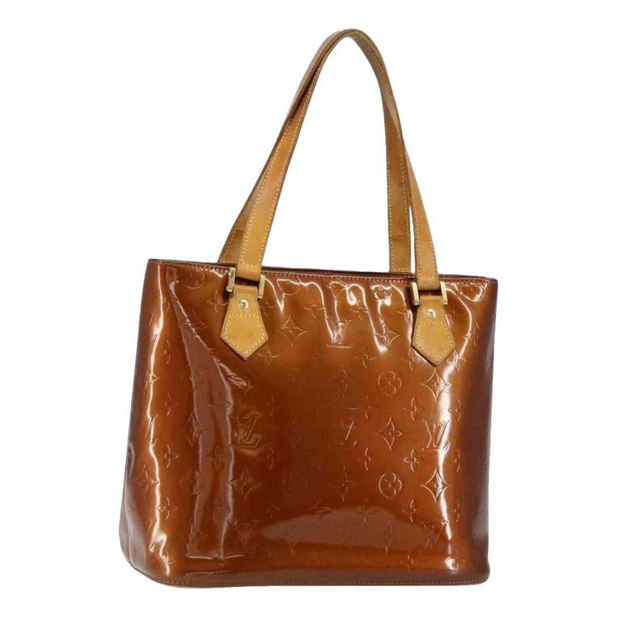 Patent leather handbag
