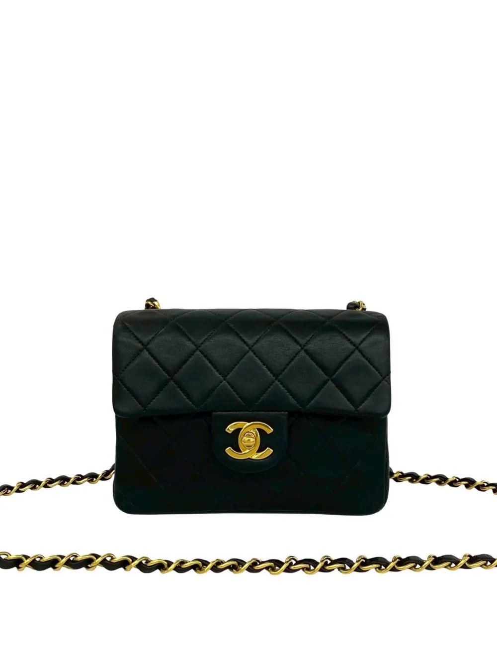 1994-1996 Mini Square Classic Lambskin Single Flap crossbody bag