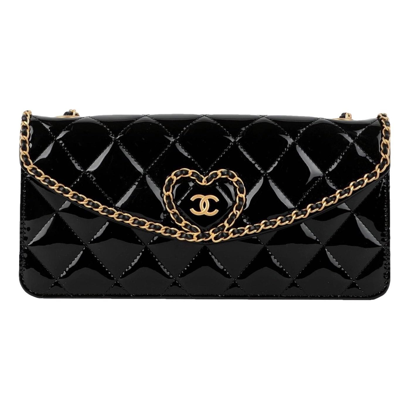 Leather clutch bag