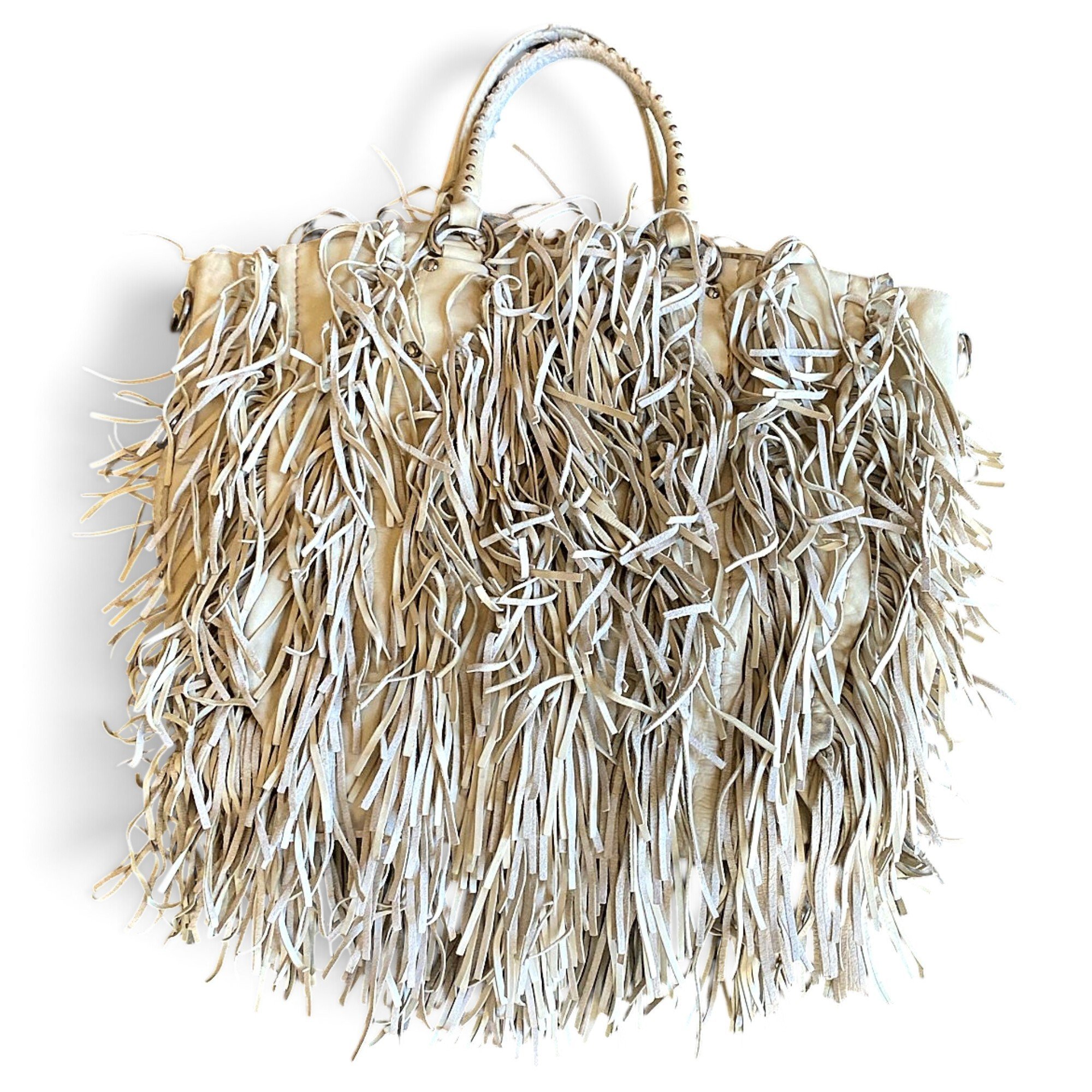 Leather tote