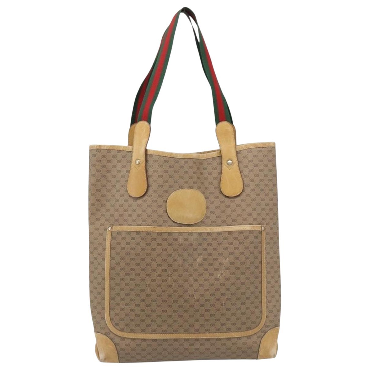 Leather tote