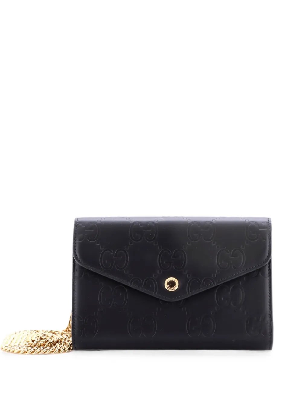Envelope Wallet on Chain Guccissima Leather shoulder bag