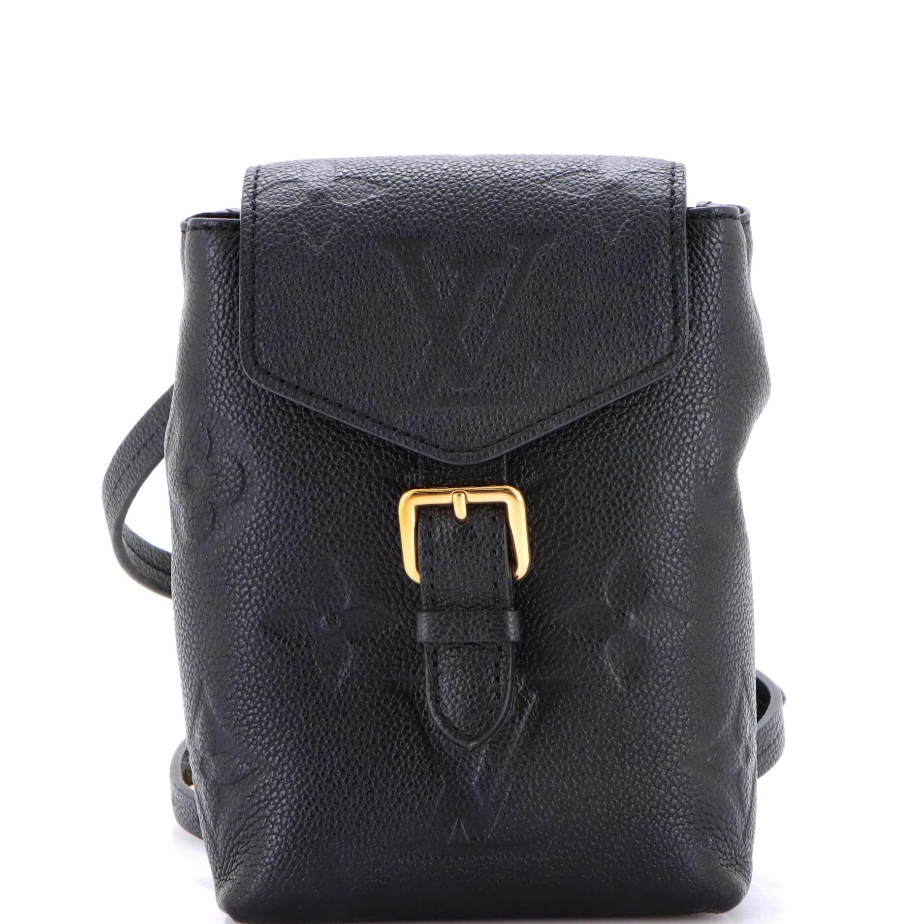 Leather backpack