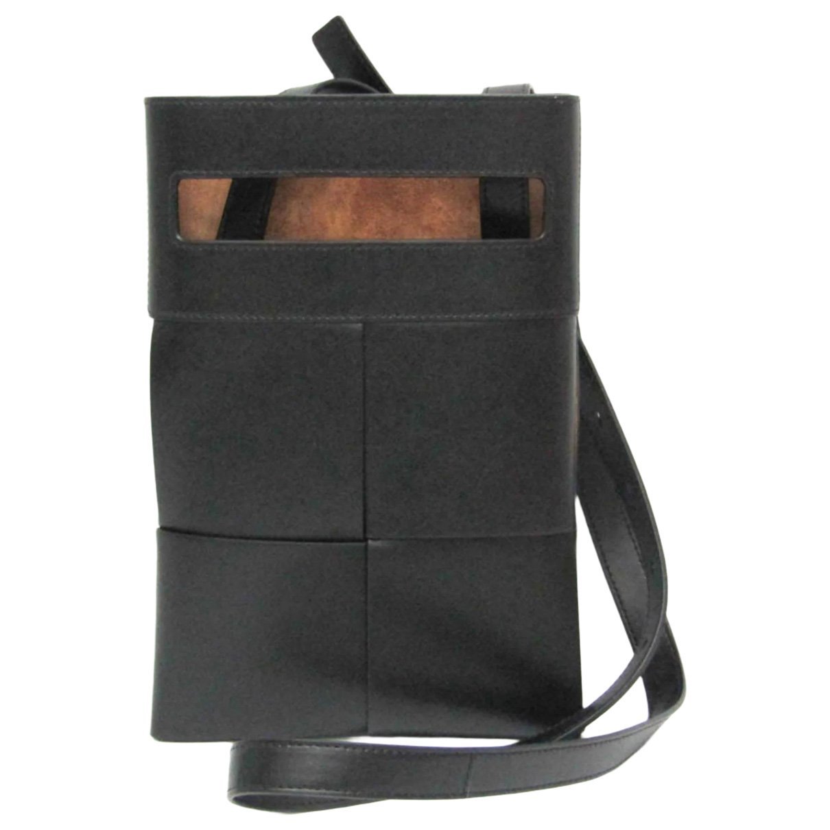 Fourre-Tout leather crossbody bag