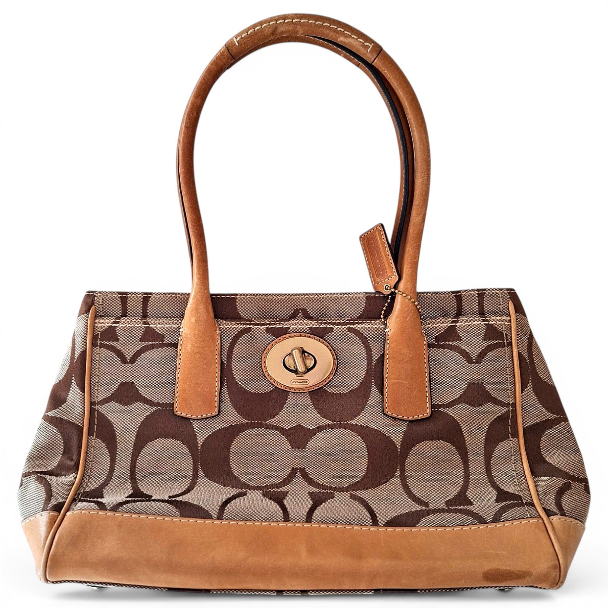 Leather satchel