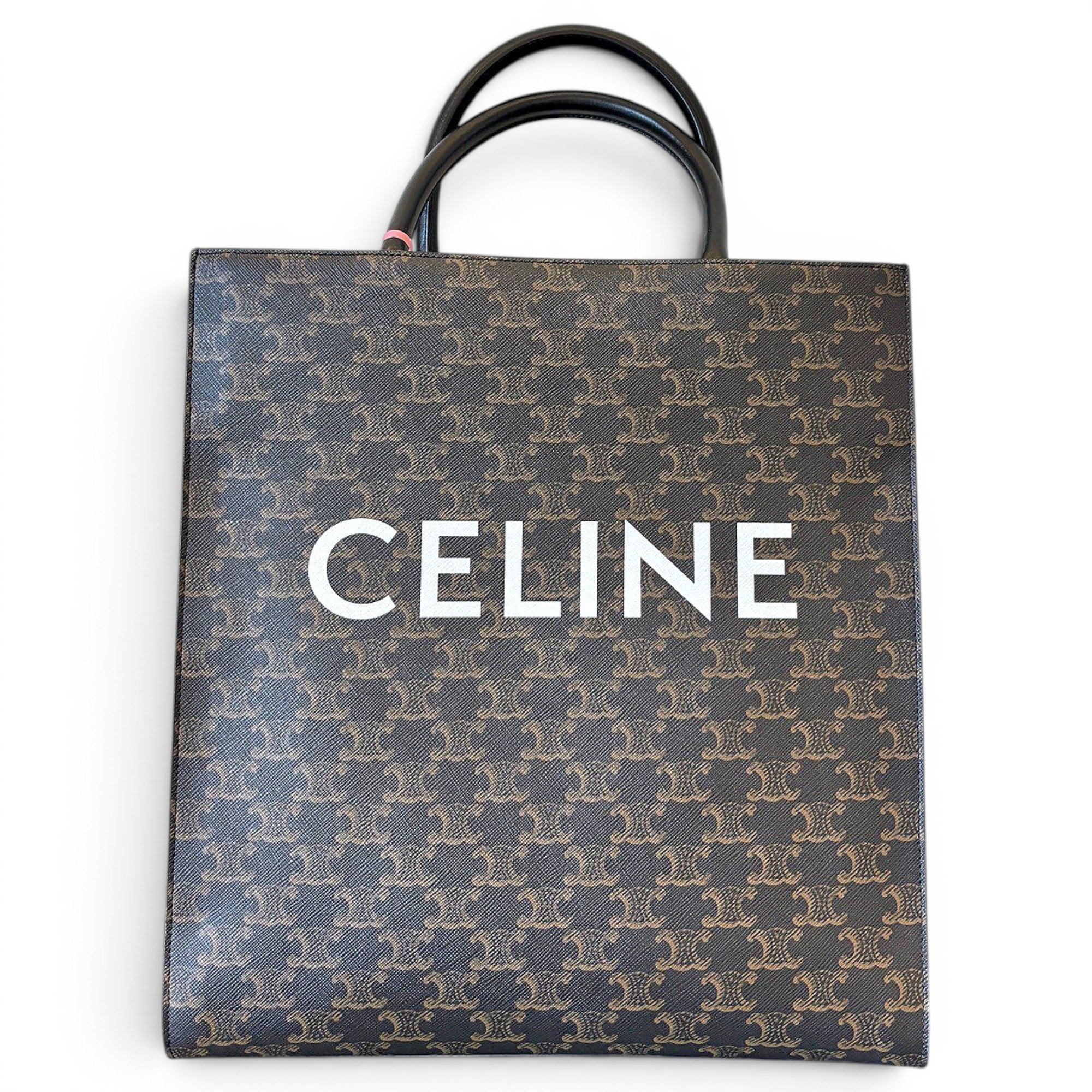 Cabas Vertical leather tote