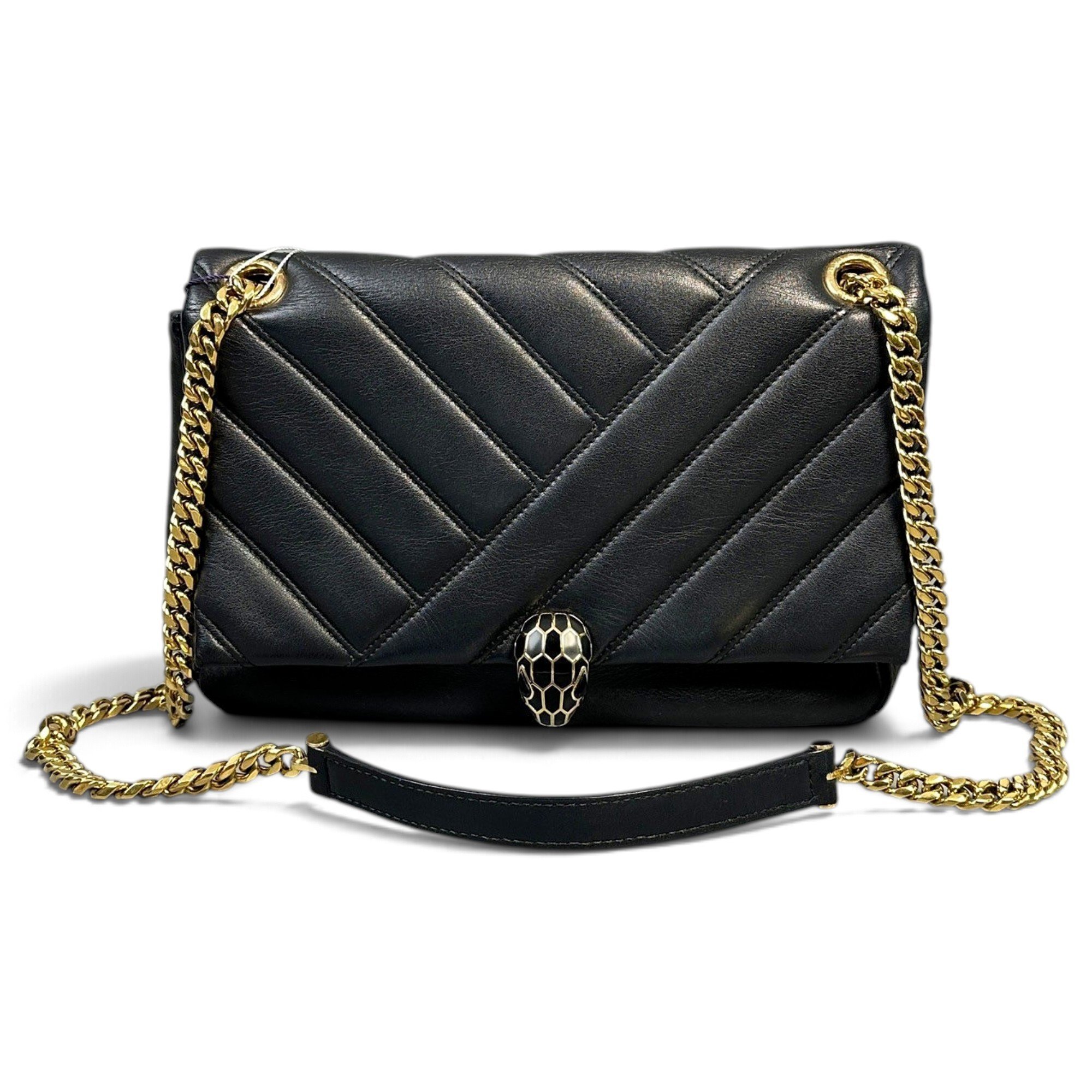 Serpenti pony-style calfskin crossbody bag