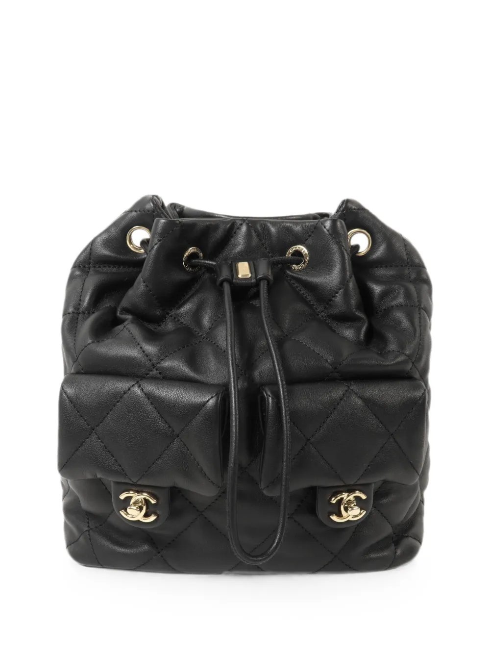 CC turn-lock chain backpack