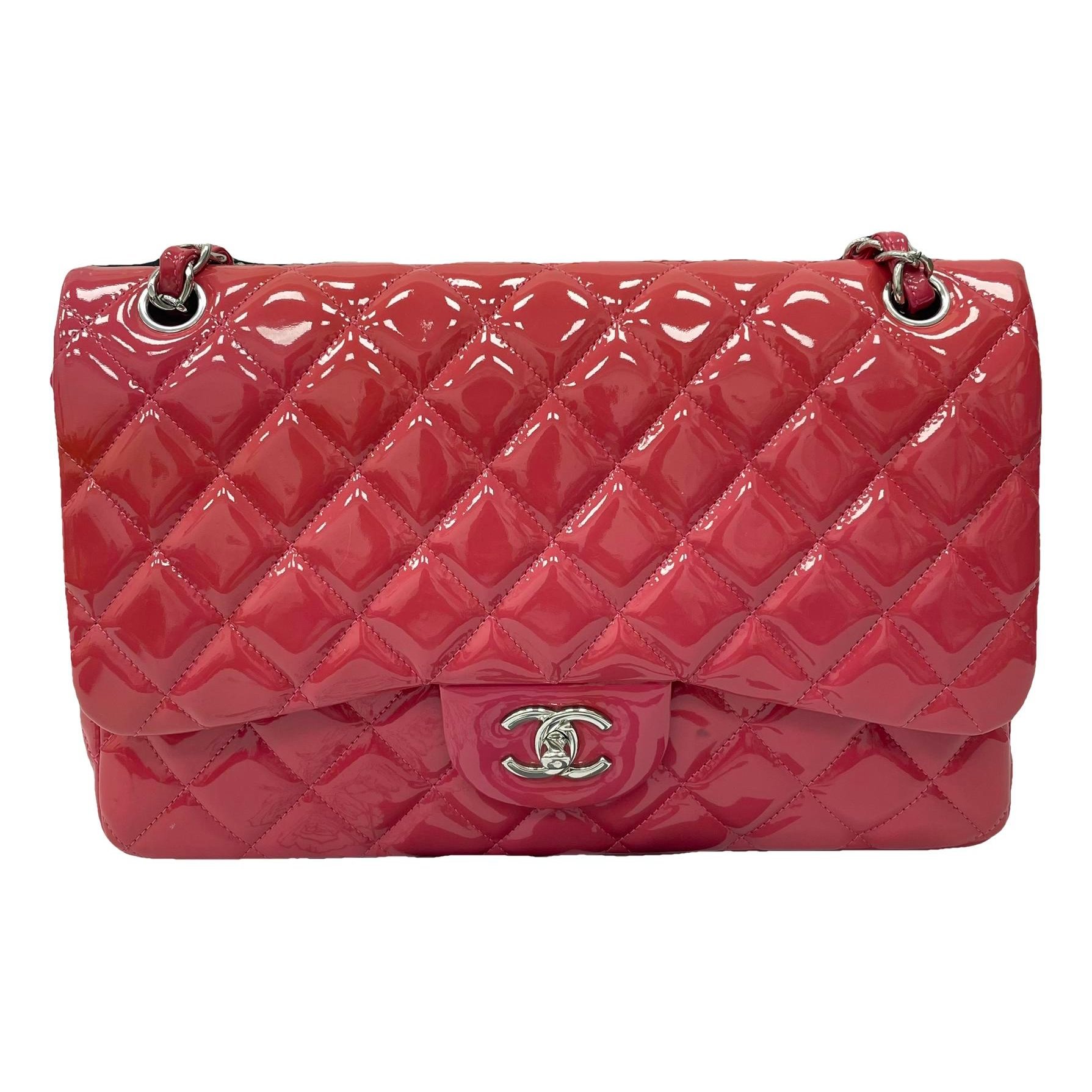 Timeless/Classique patent leather handbag