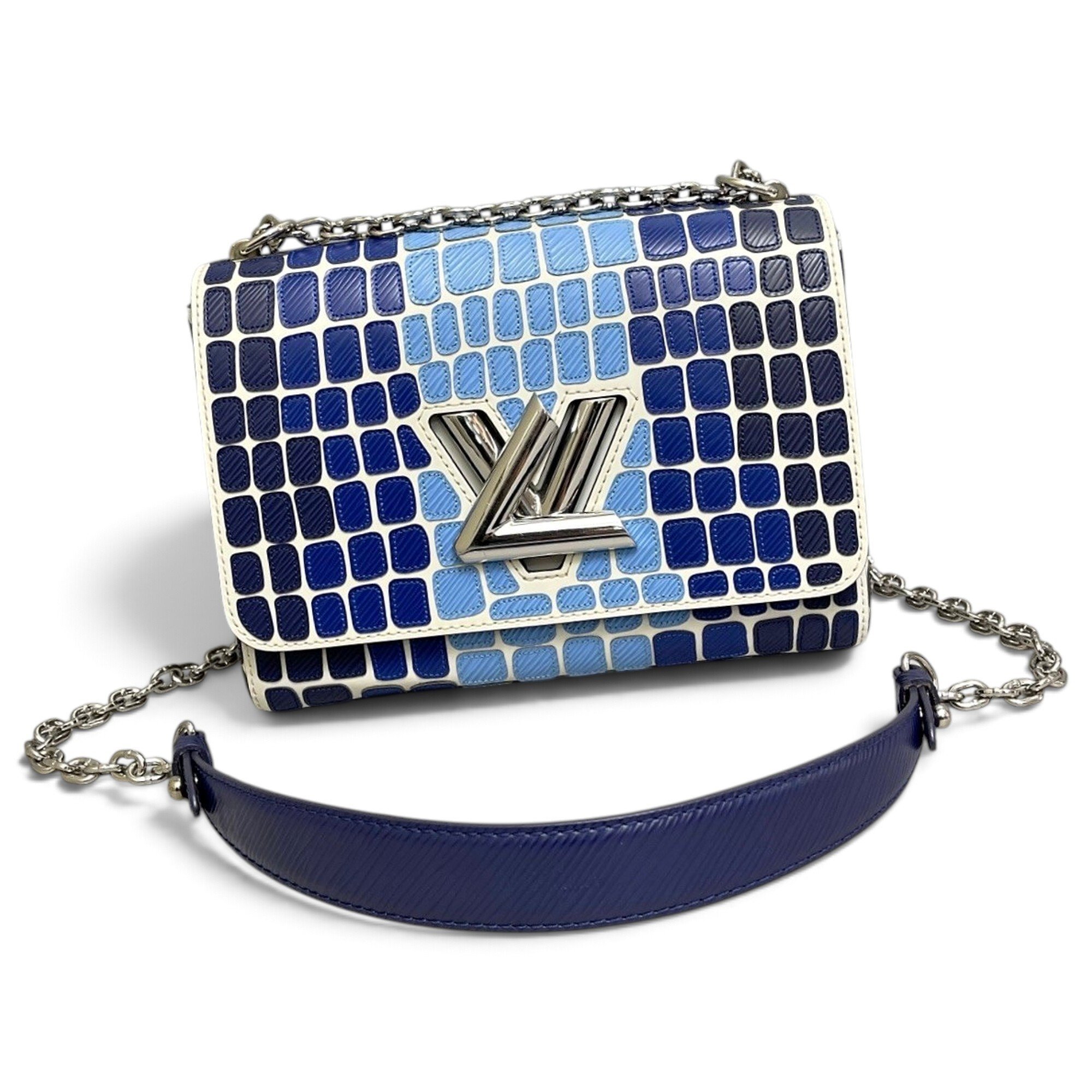 Twist leather handbag