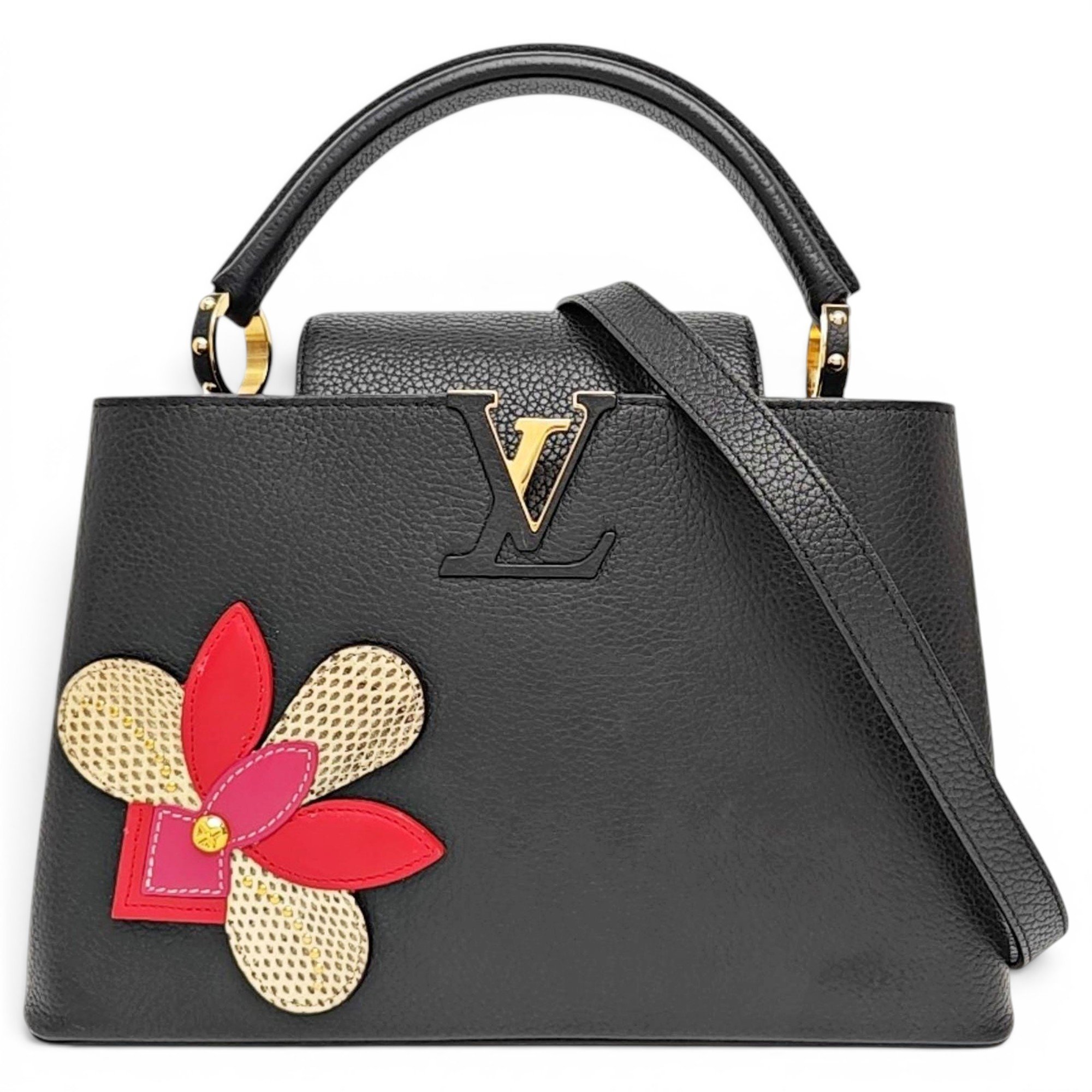 Capucines leather crossbody bag
