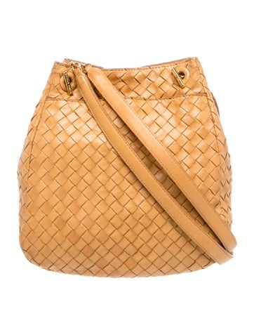 Intrecciato Vintage Intrecciato Leather Shoulder Bag Vintage