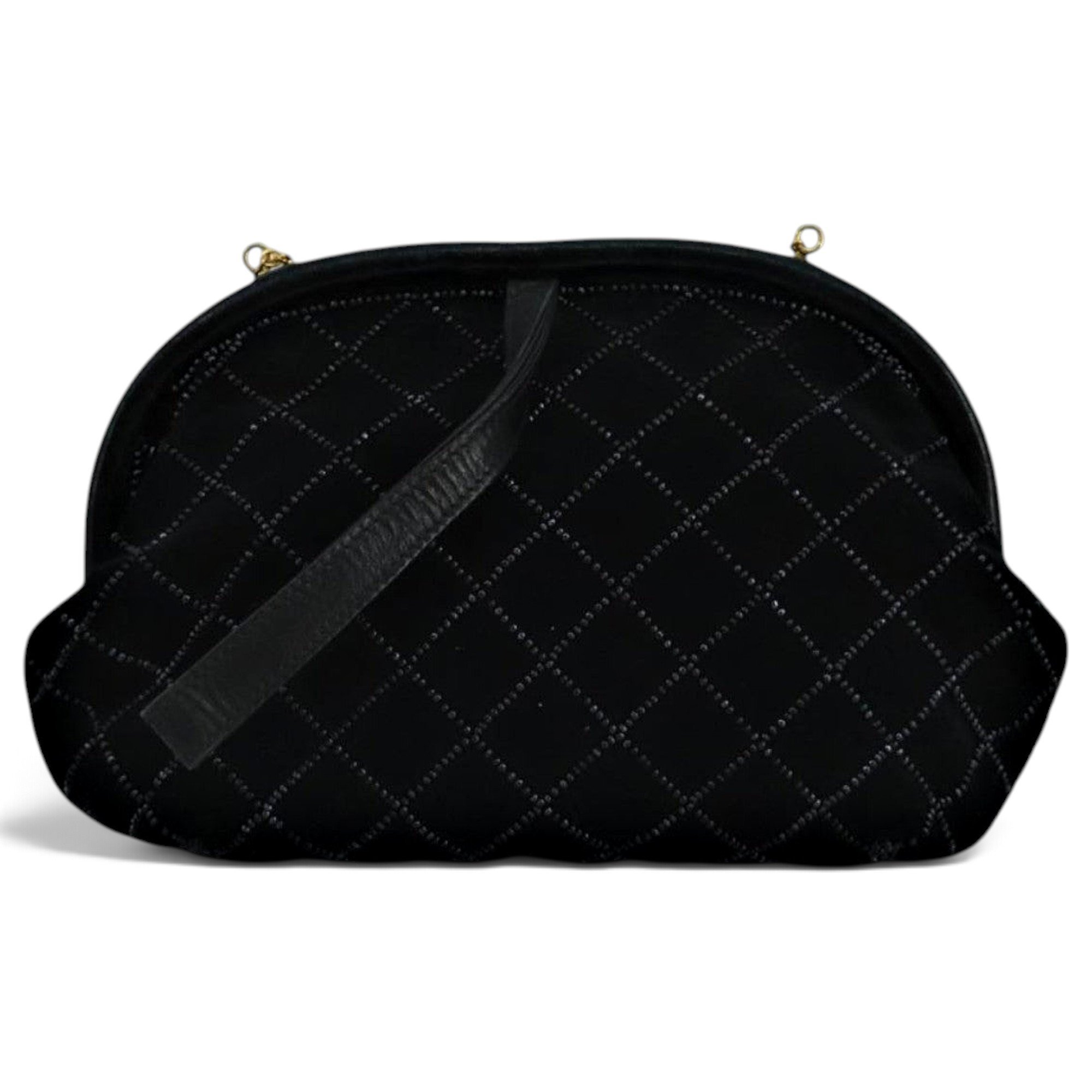 Velvet handbag