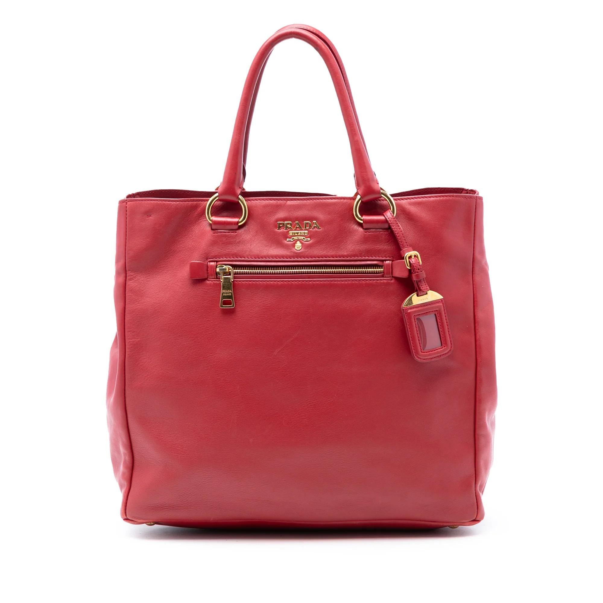 Leather handbag