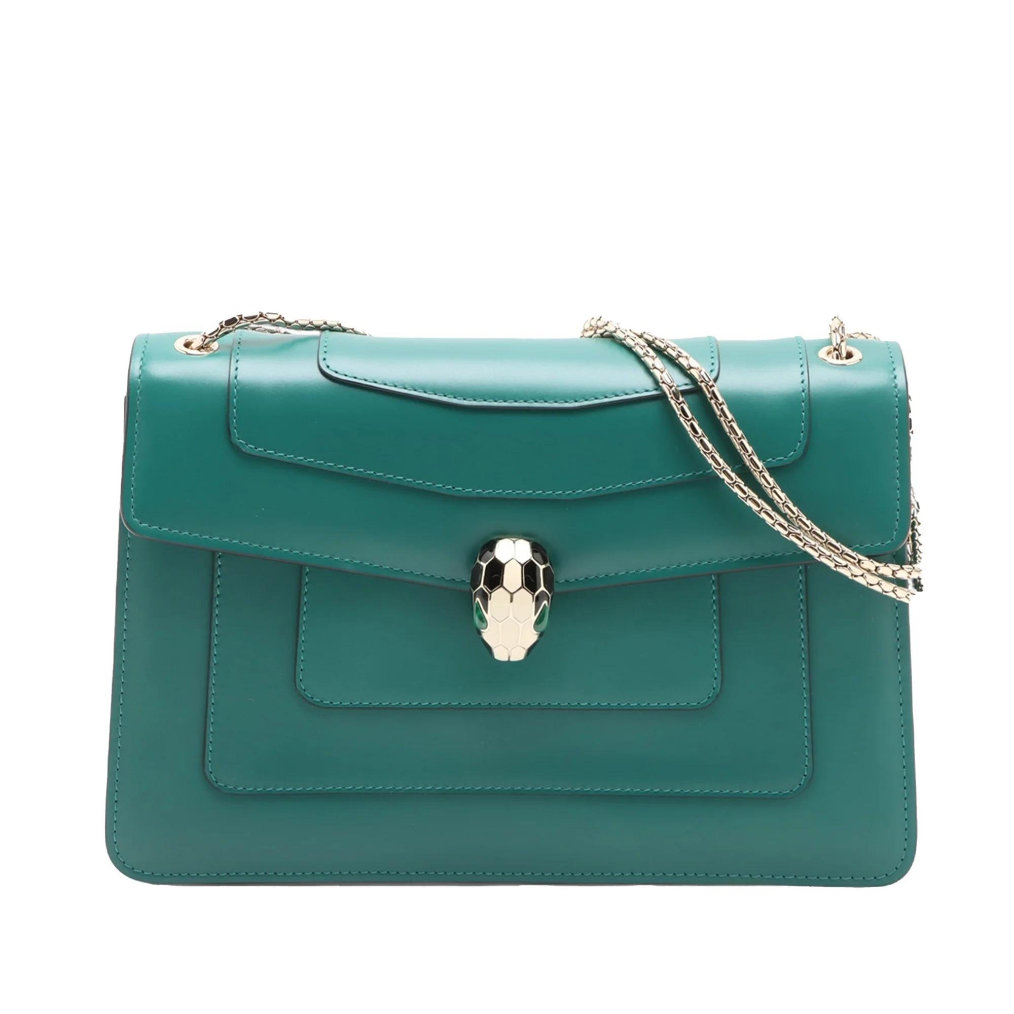 Serpenti pony-style calfskin handbag