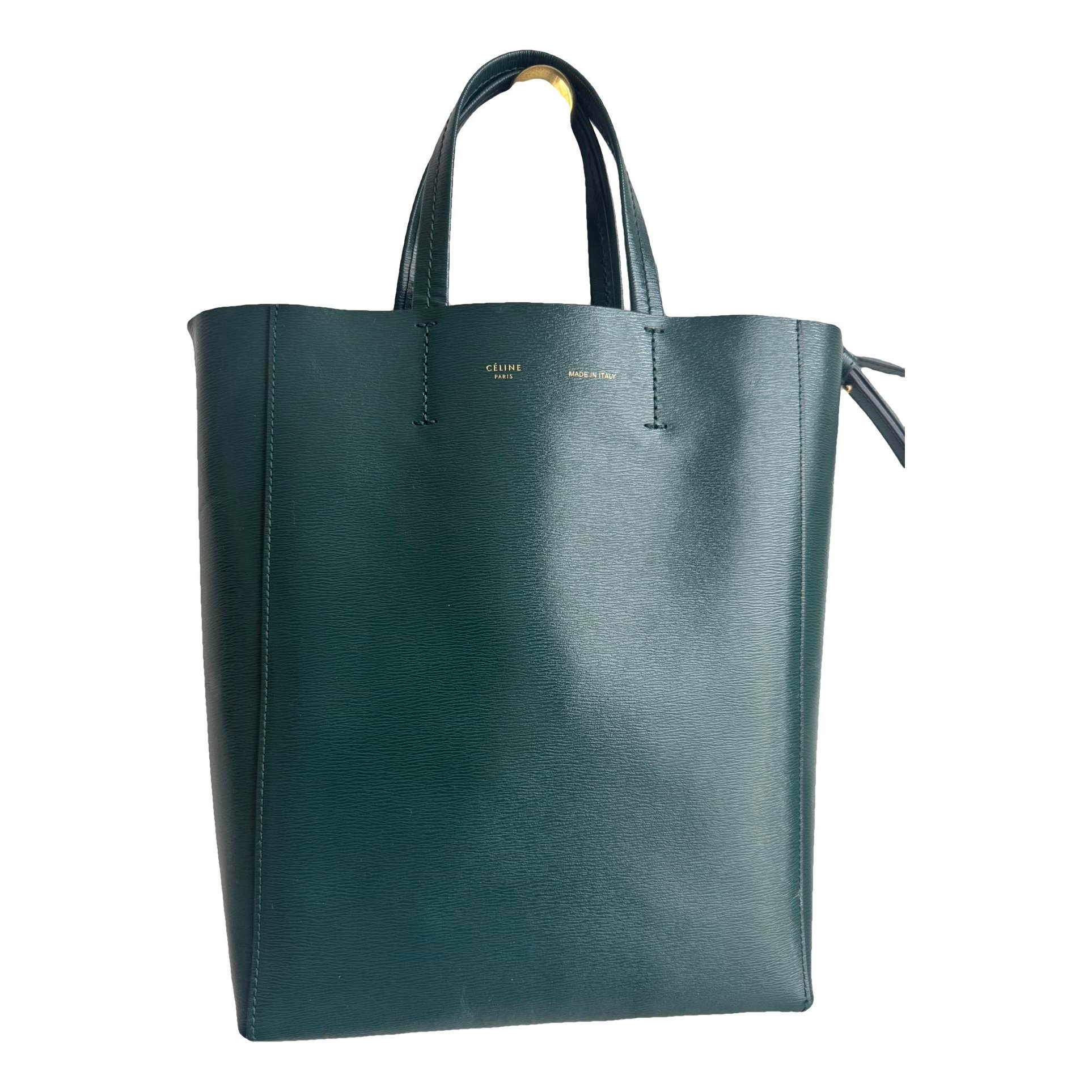 Cabas leather handbag