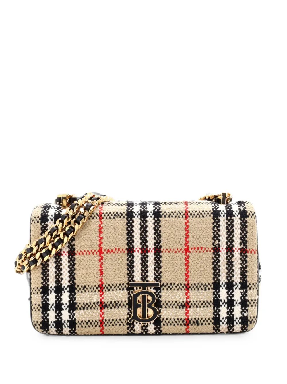 Lola Vintage Check Tweed Small shoulder bag