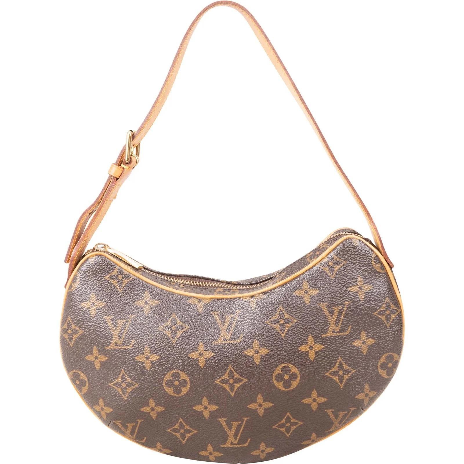 Croissant leather handbag