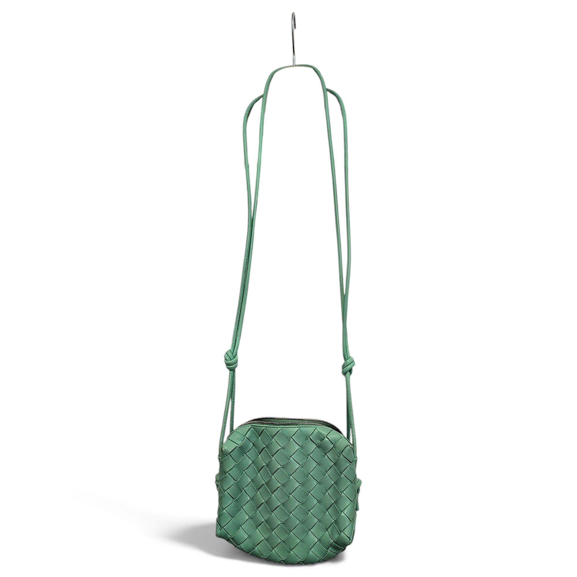 Loop leather crossbody bag