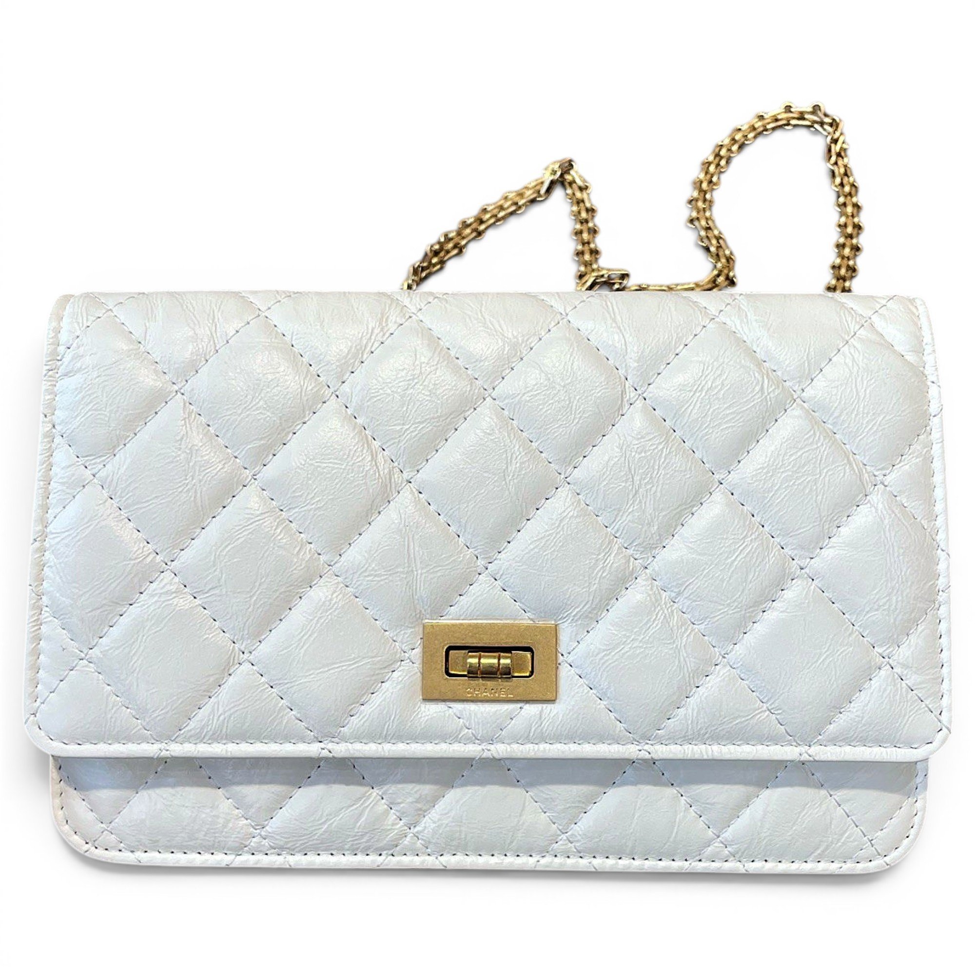 Wallet On Chain 2.55 leather crossbody bag