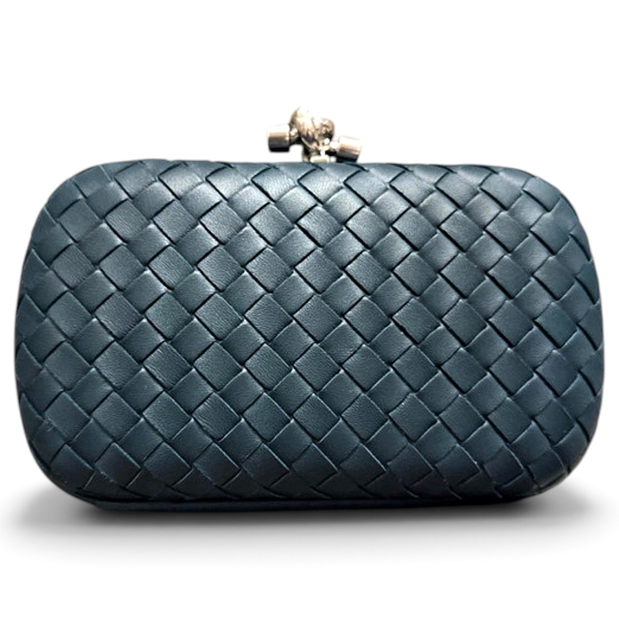 Pochette Knot leather clutch bag