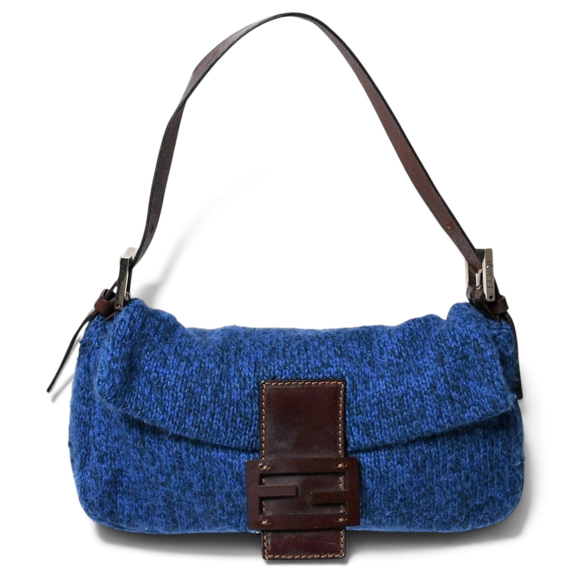 Pocket leather handbag