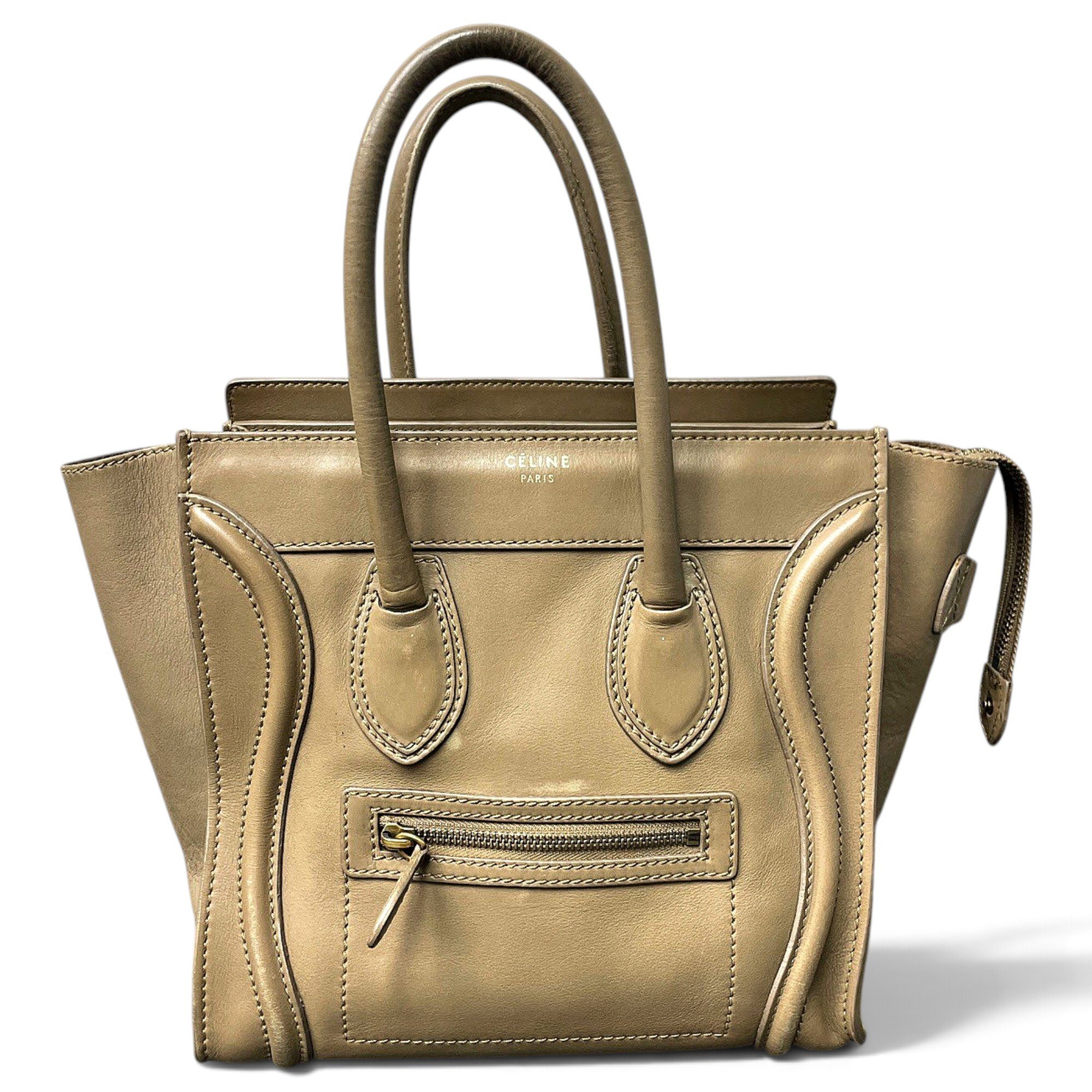 Luggage leather handbag