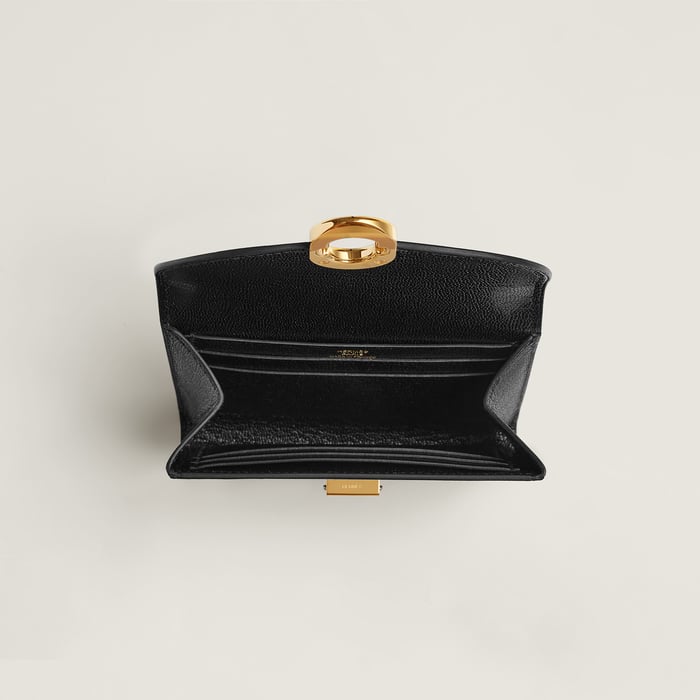 Noir Maillon Compact Wallet