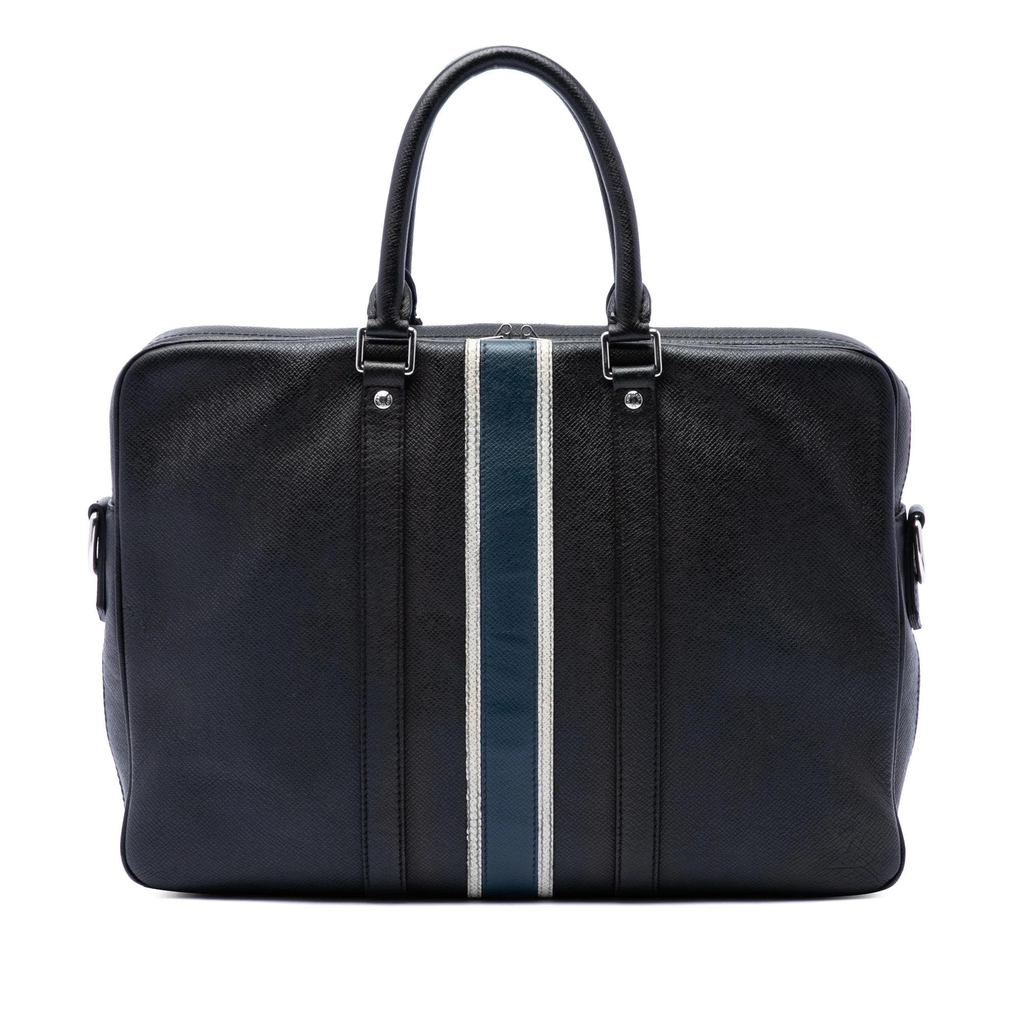 Porte Documents Voyage leather handbag