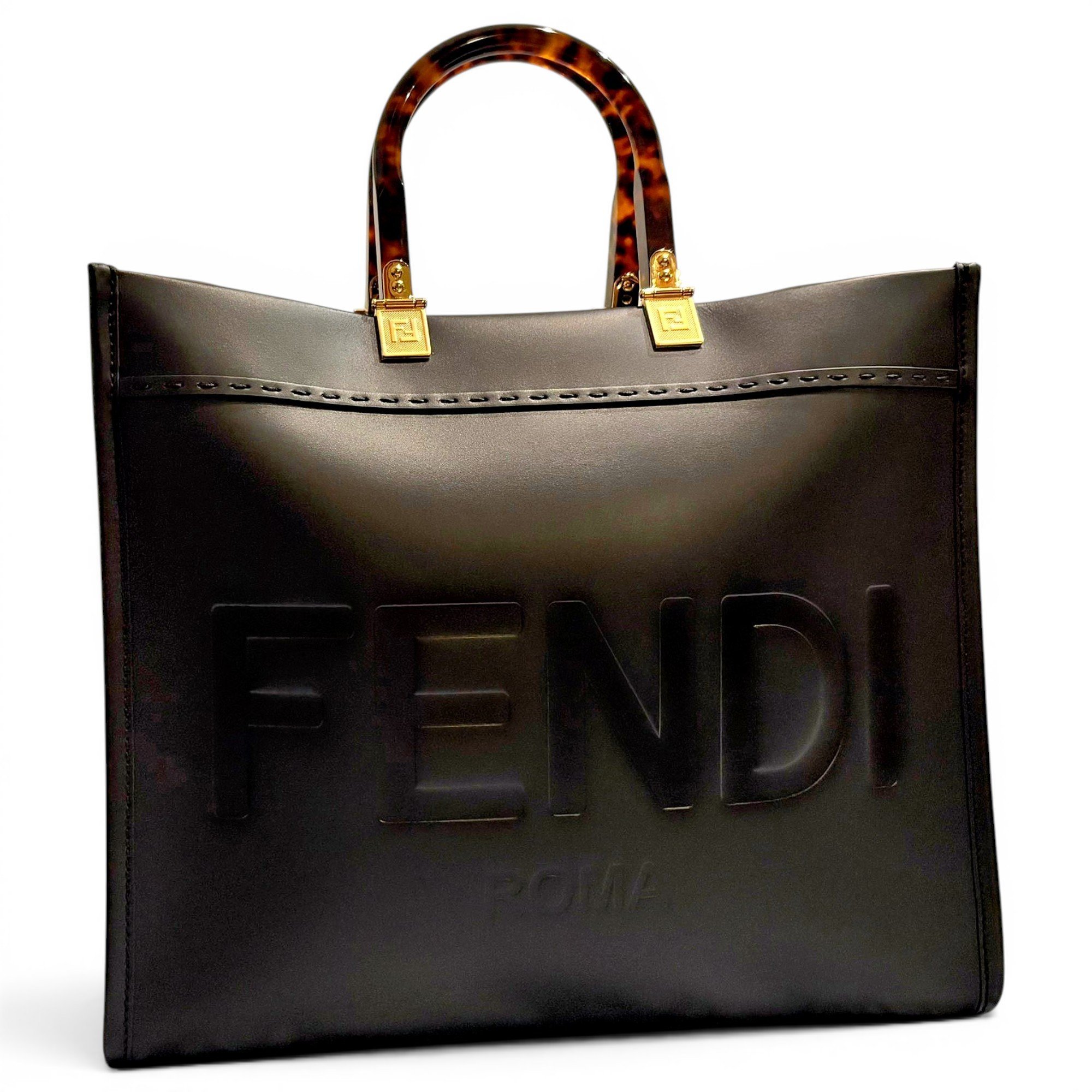 Sunshine leather tote