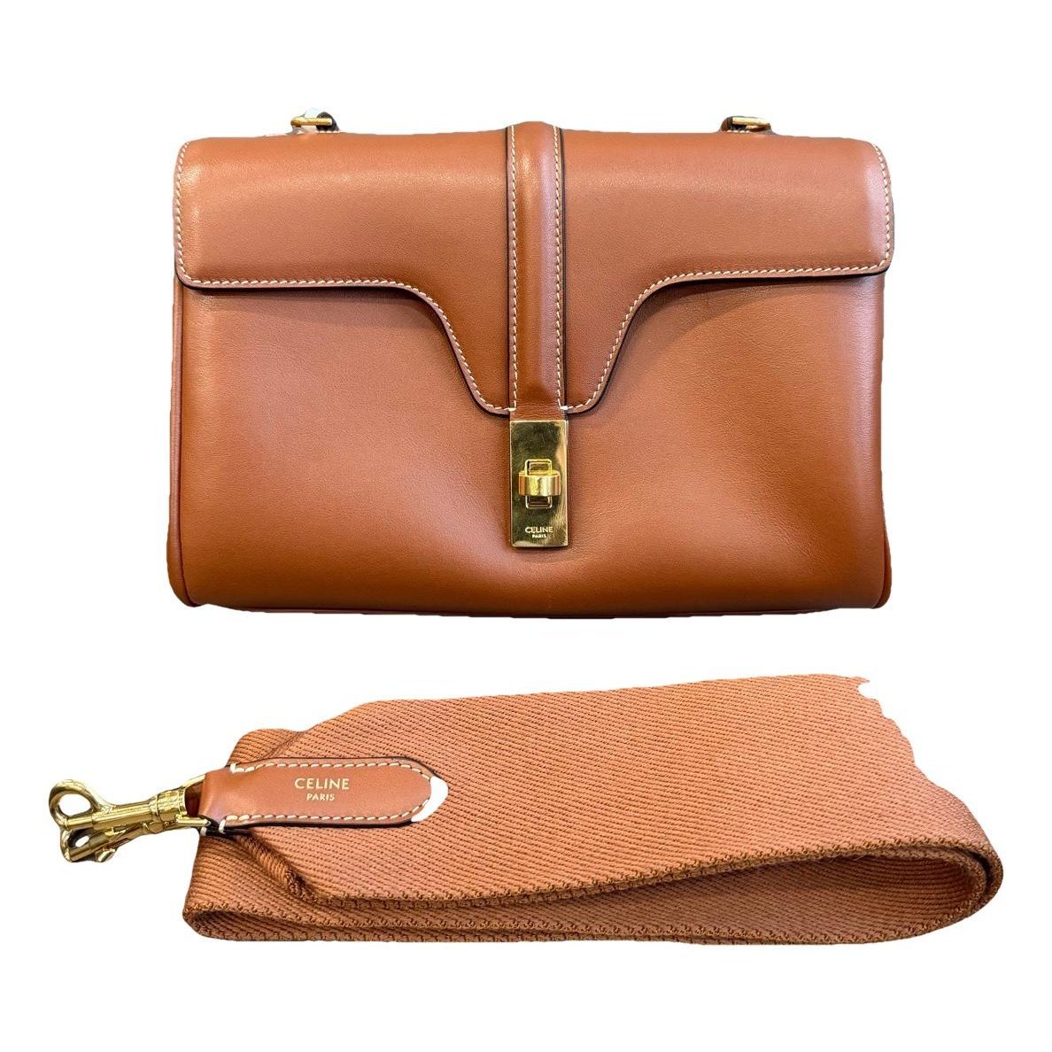 Sac 16 leather handbag
