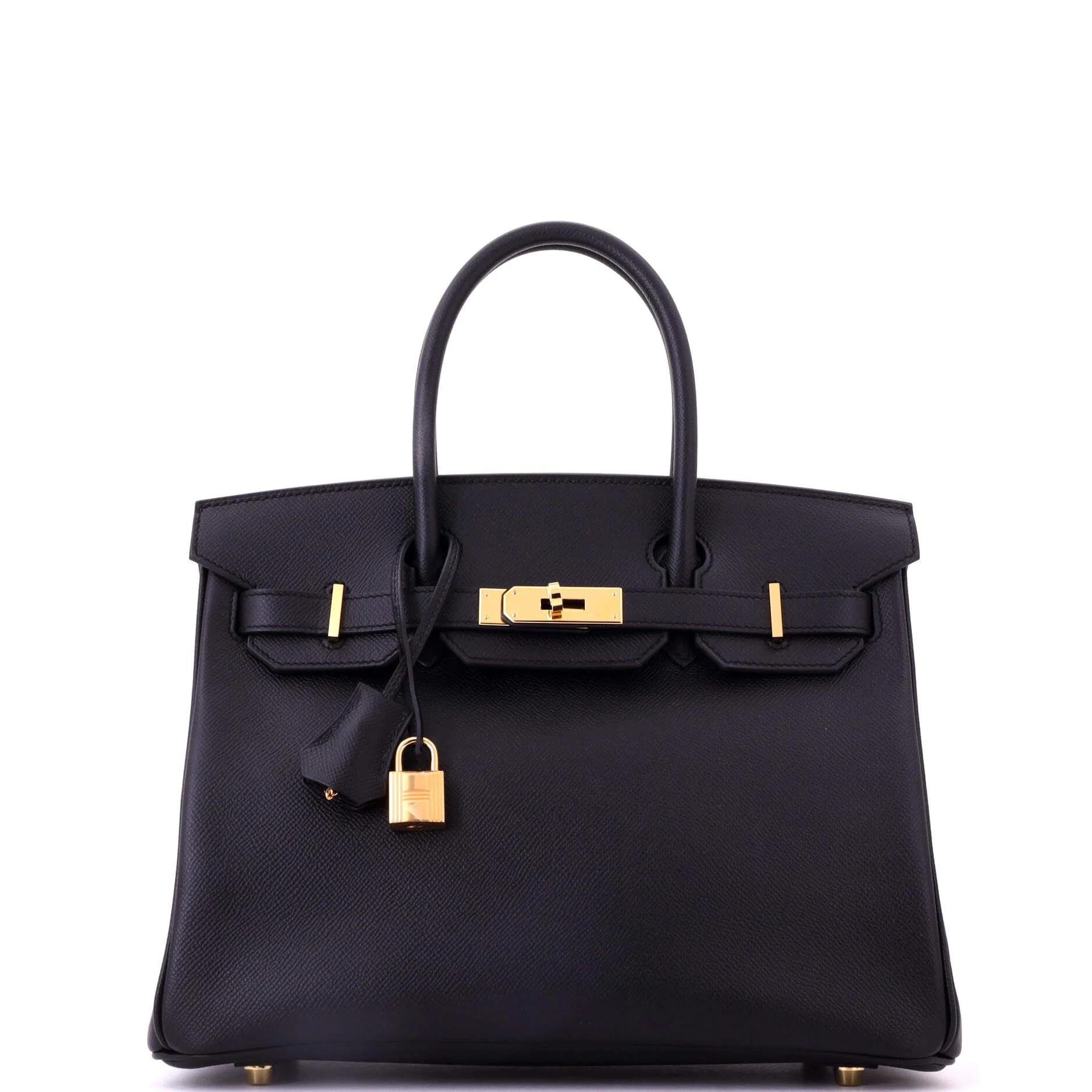 Birkin 30 leather handbag