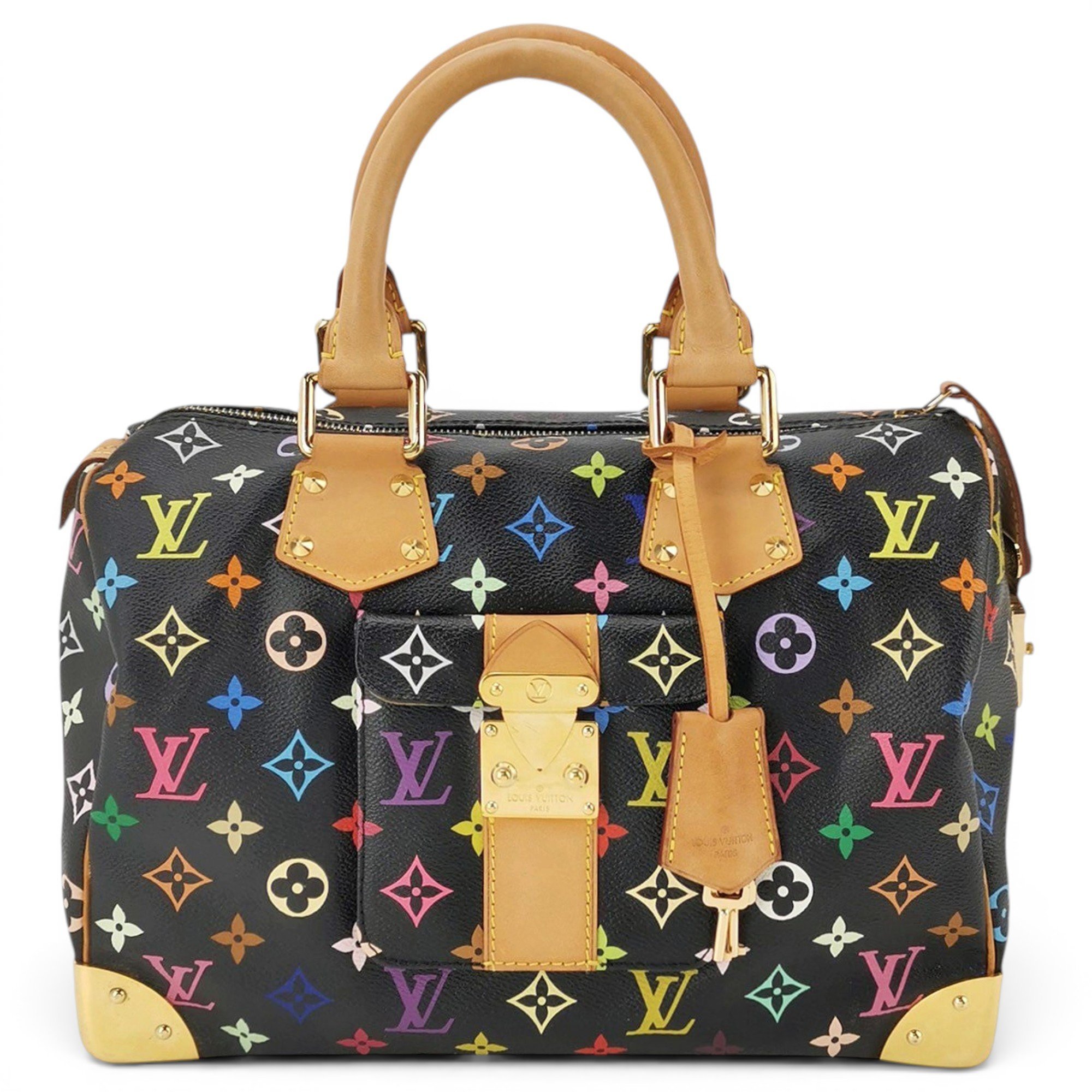 Speedy leather handbag