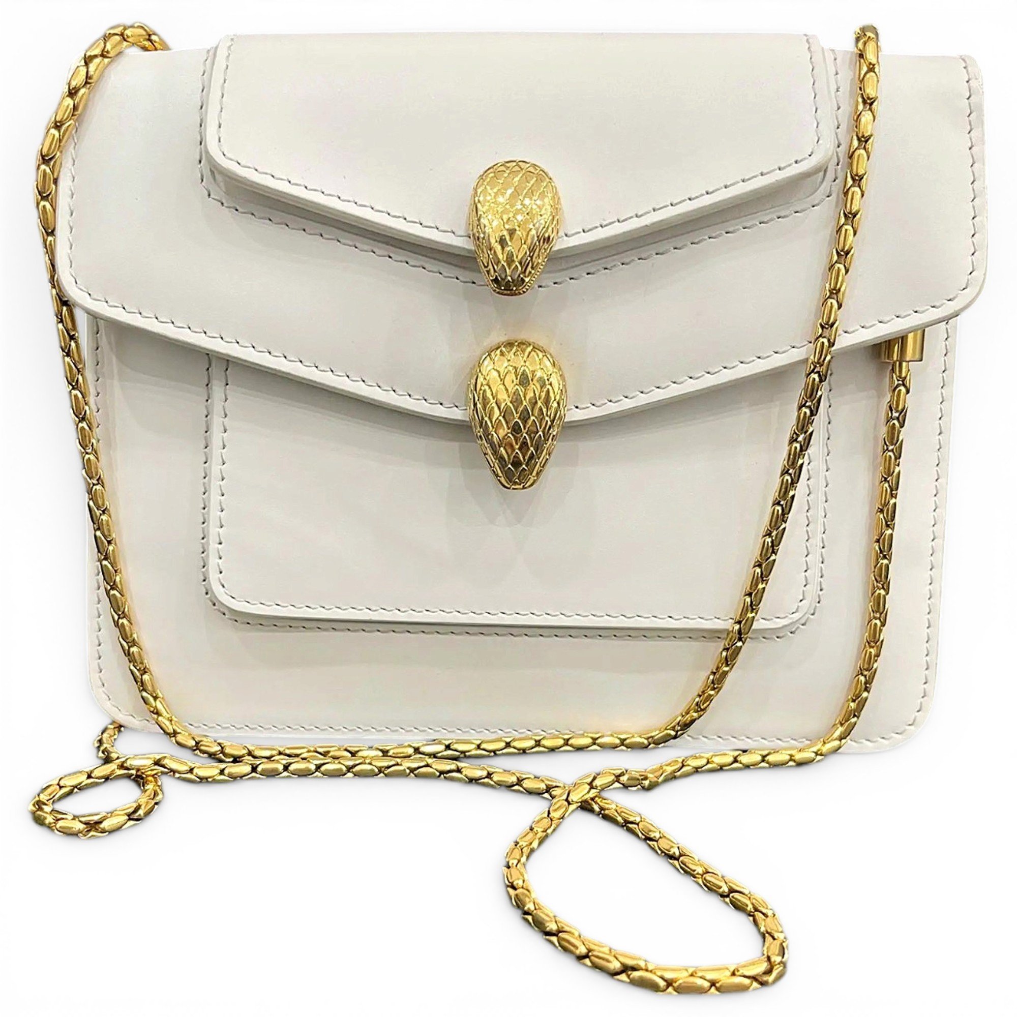 Bvlgari Serpenti leather crossbody bag