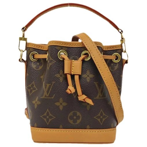 Nano Noé leather handbag