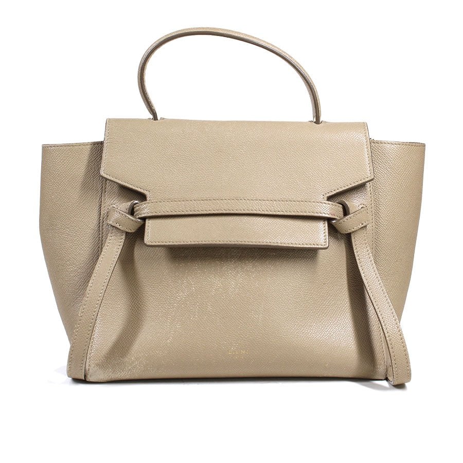 Belt leather crossbody bag