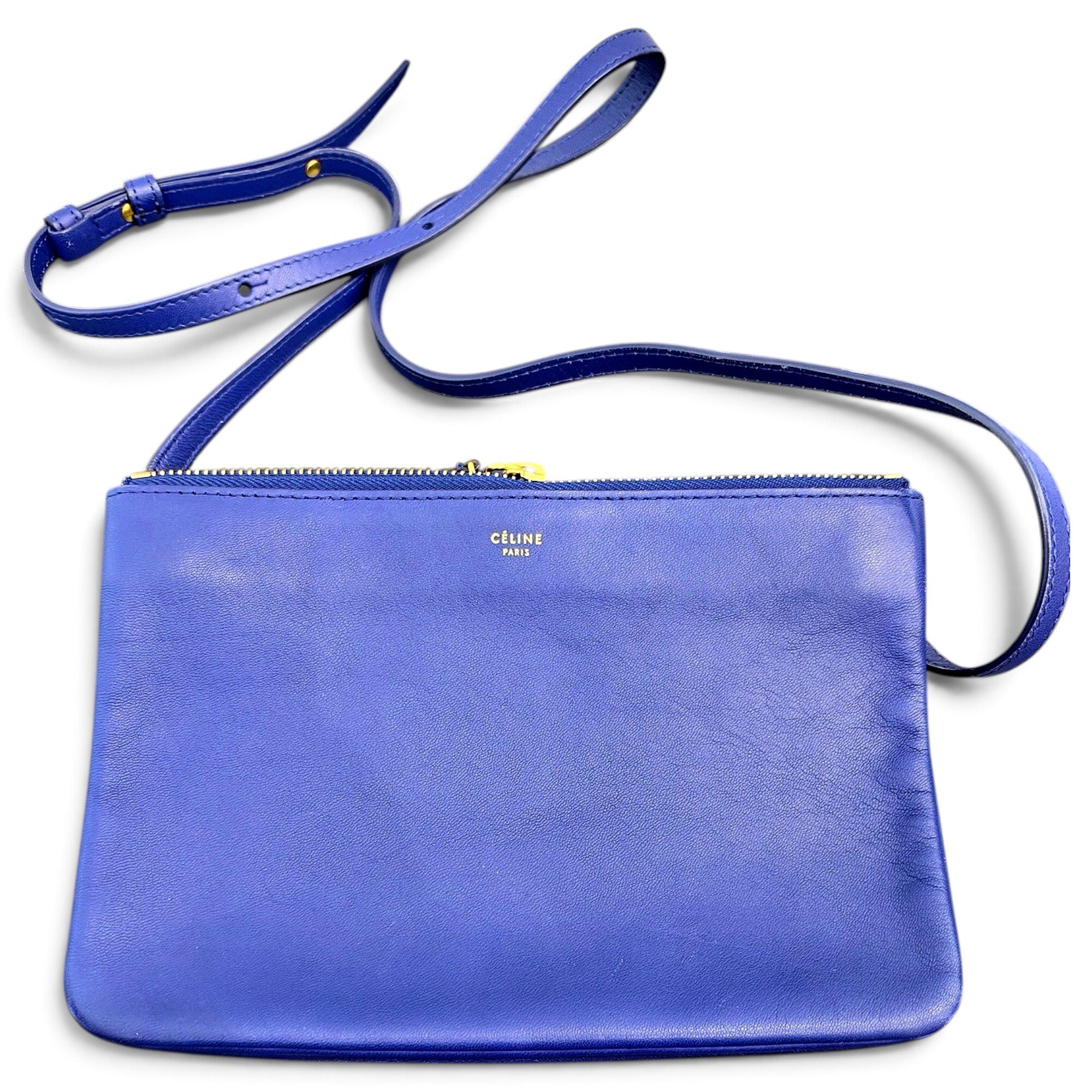 Trio leather crossbody bag
