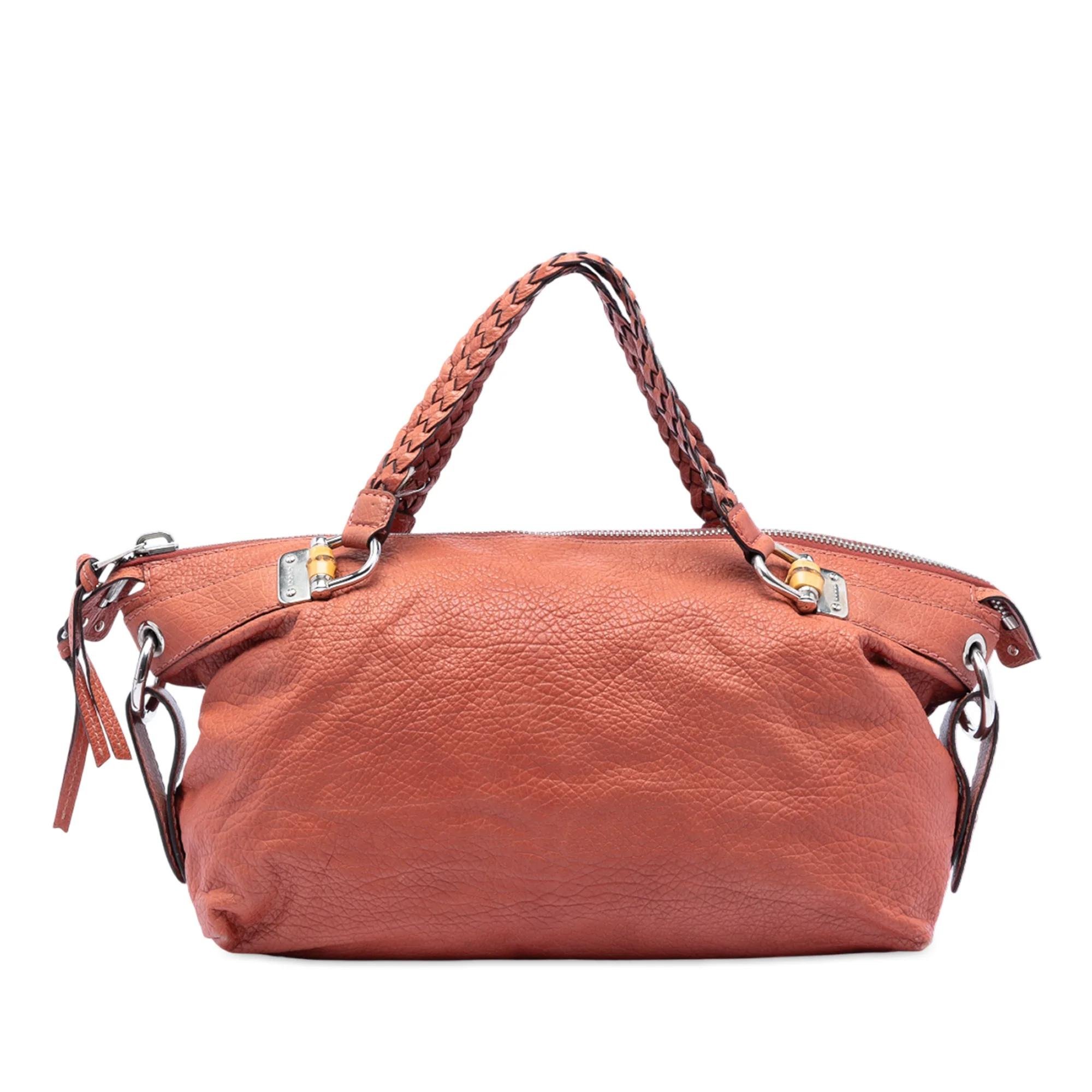 Bamboo leather tote
