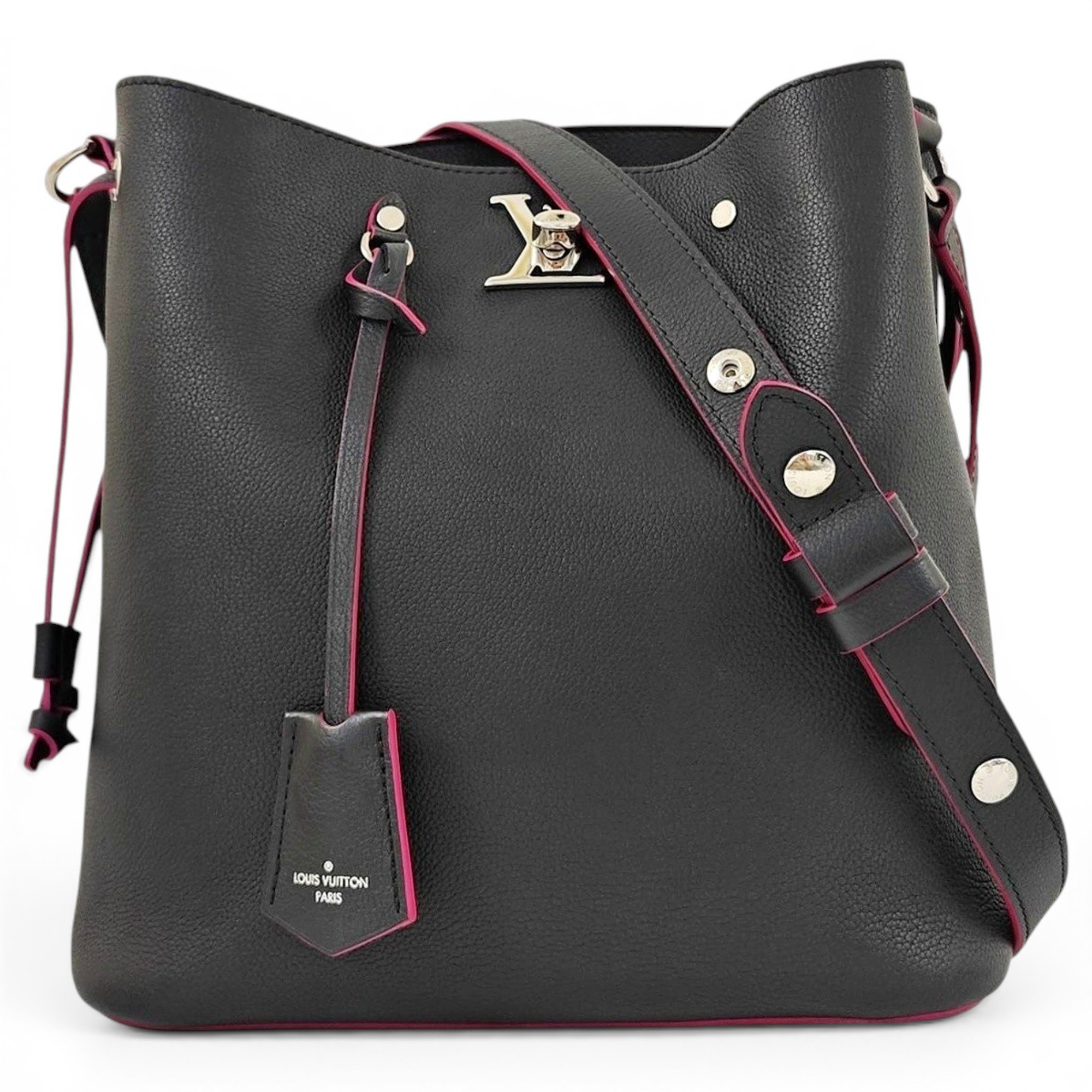 Lockme leather handbag