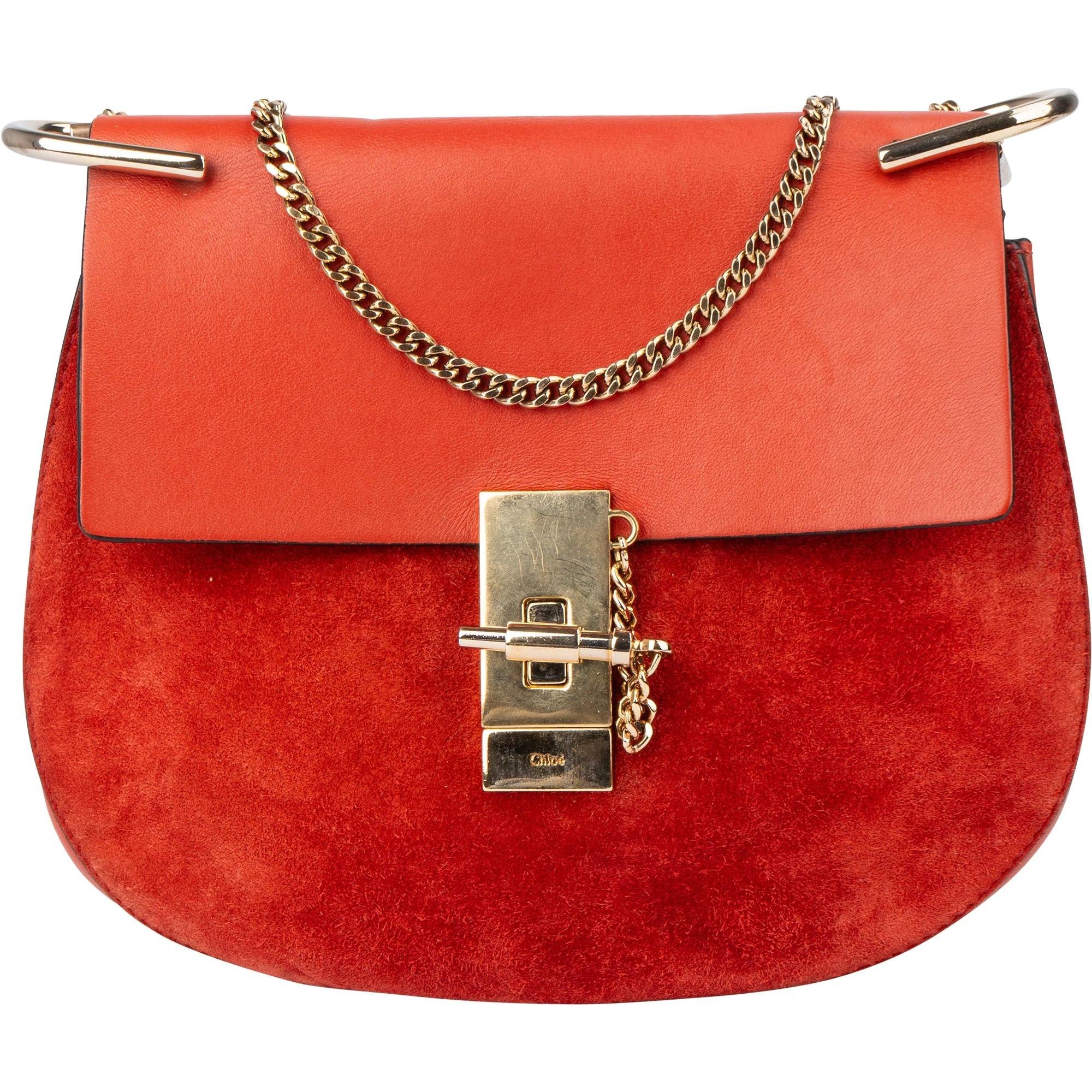 Drew leather crossbody bag