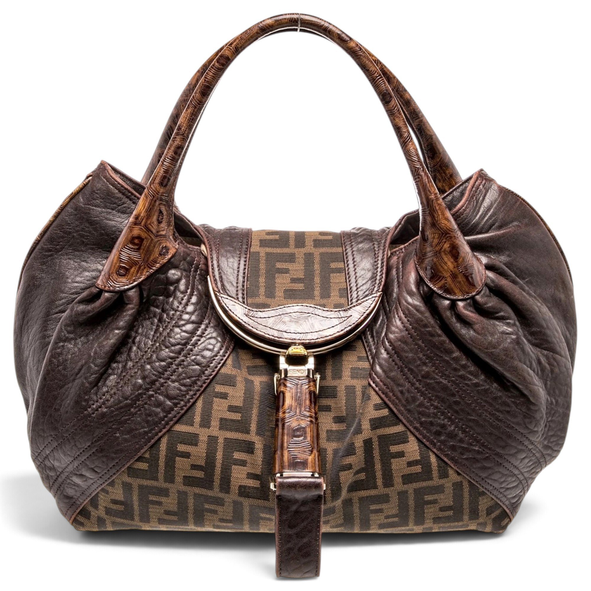 Spy leather handbag