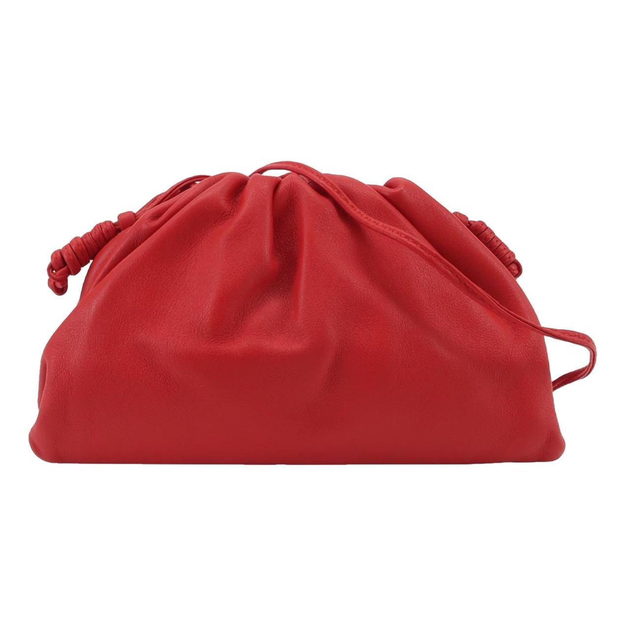 Pouch leather handbag