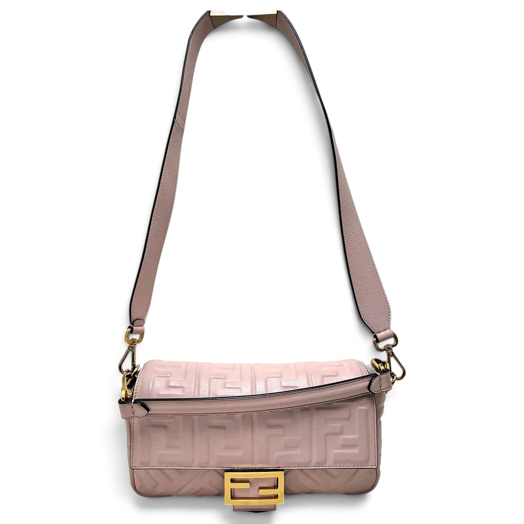 Baguette leather handbag
