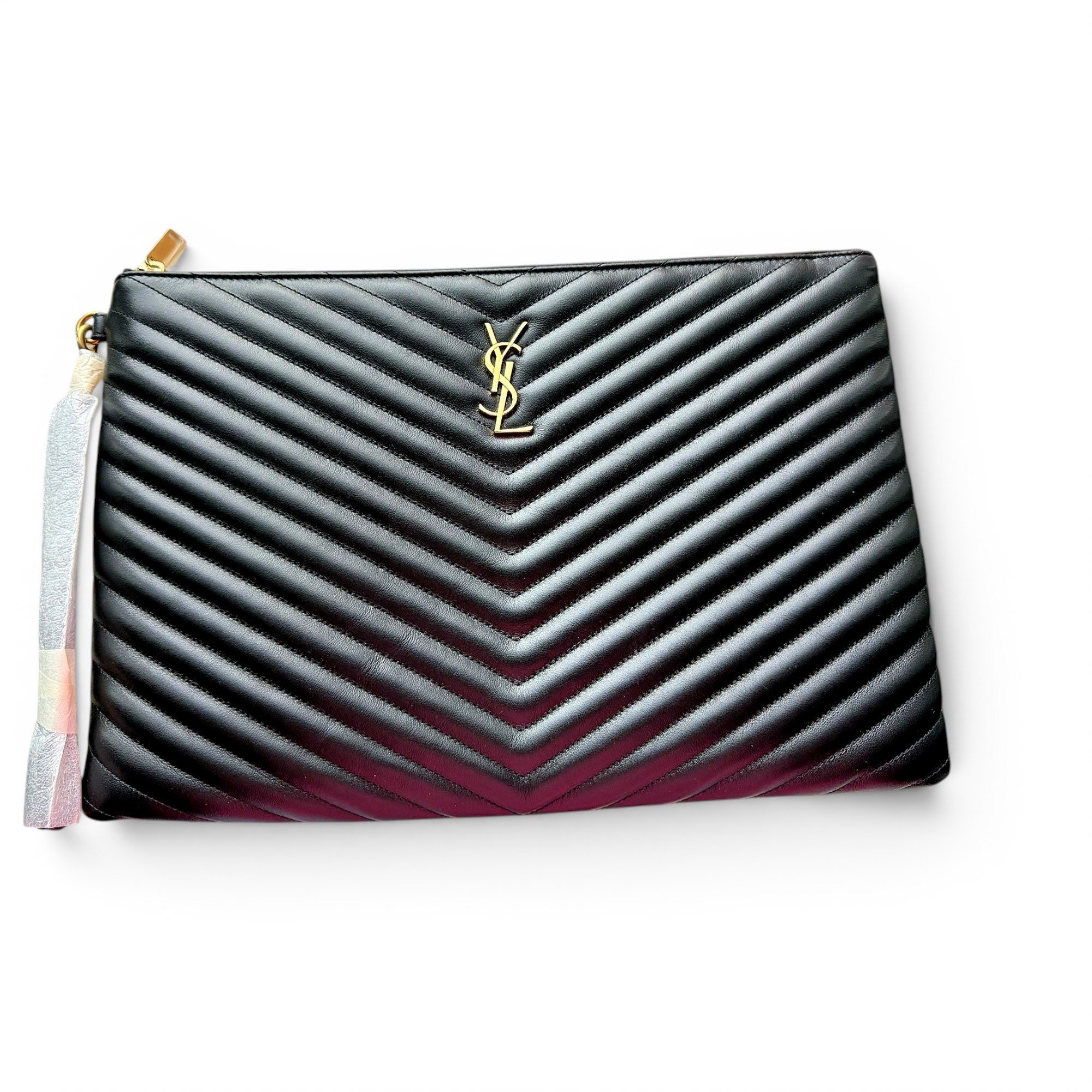 Cassandre leather clutch bag