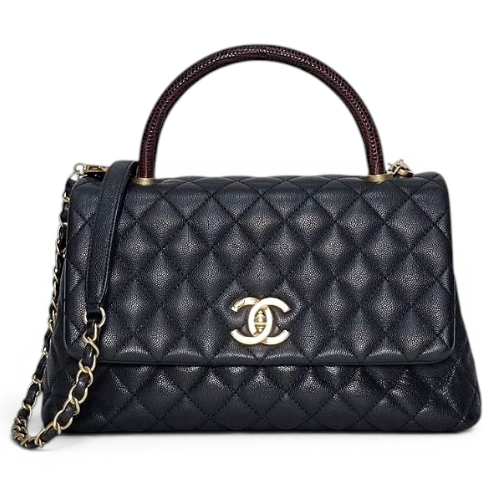 Leather handbag