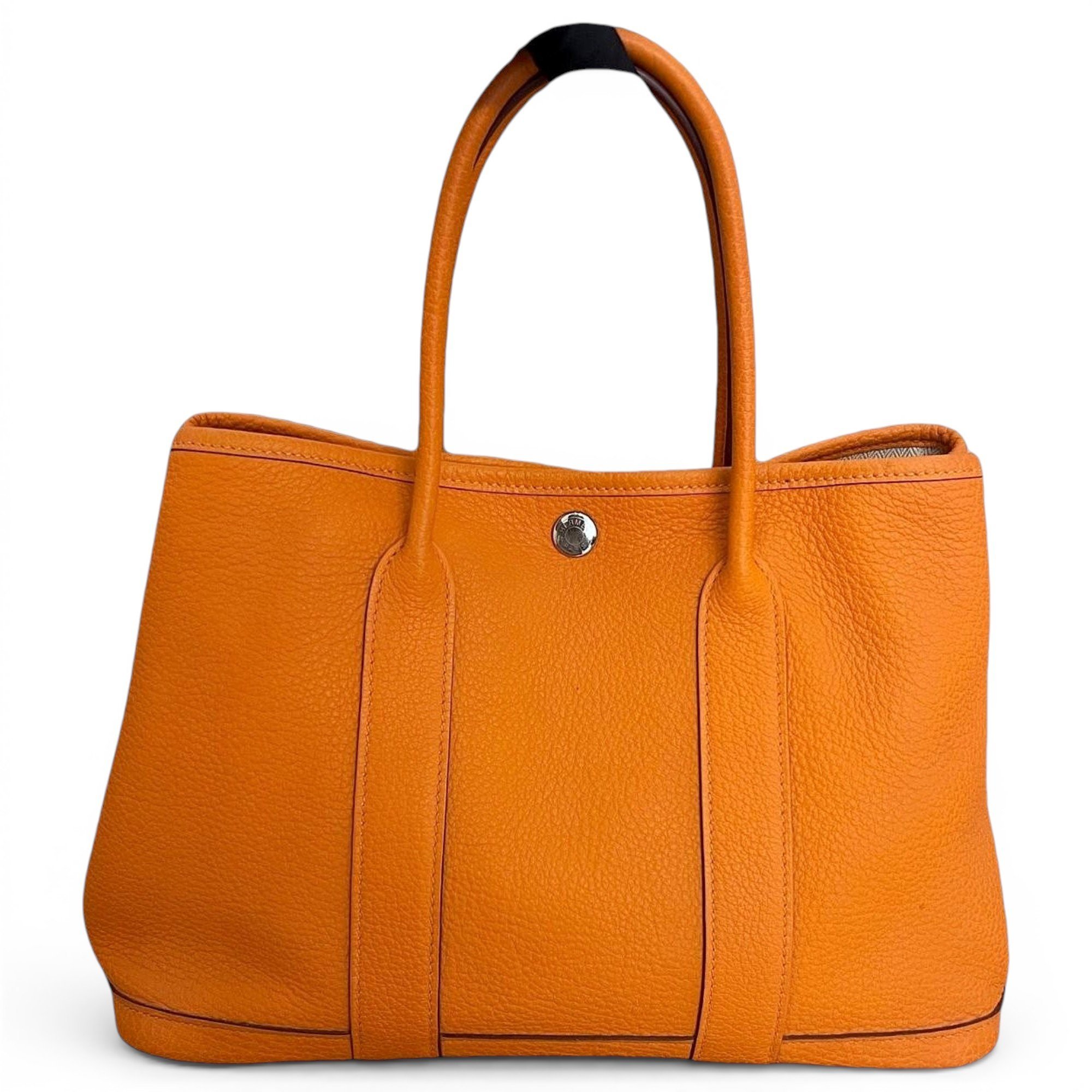 Garden Party leather handbag