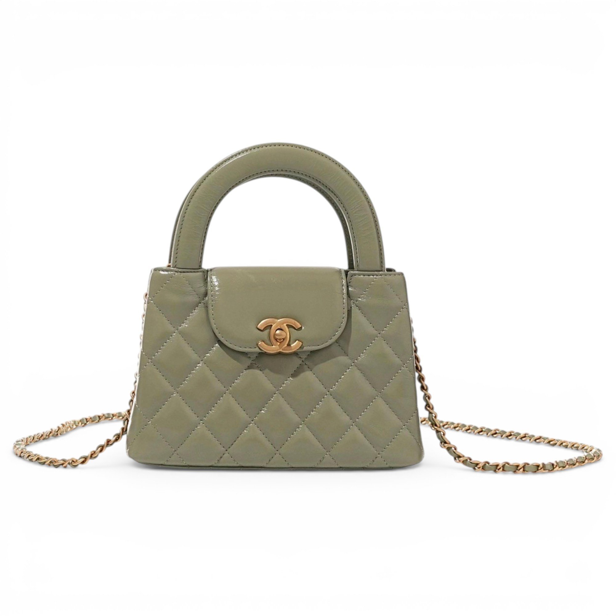 Mini Shopping leather bag
