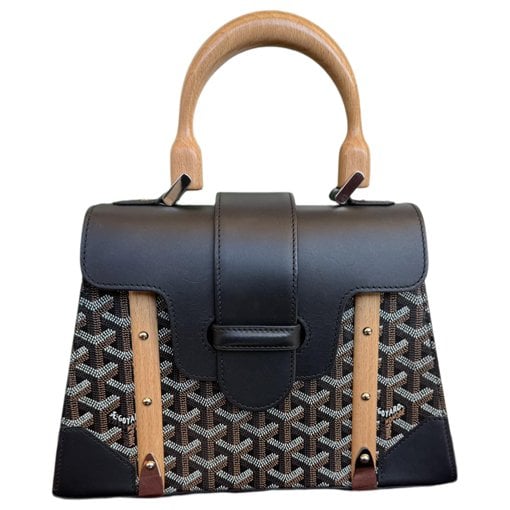 Goyard Saïgon leather handbag